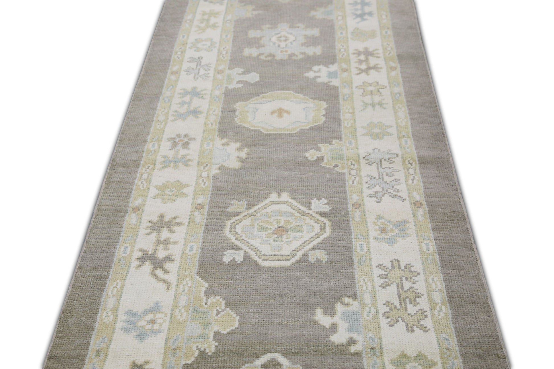 Turkish Oushak Rug 3'1" x 17'4" #10920
