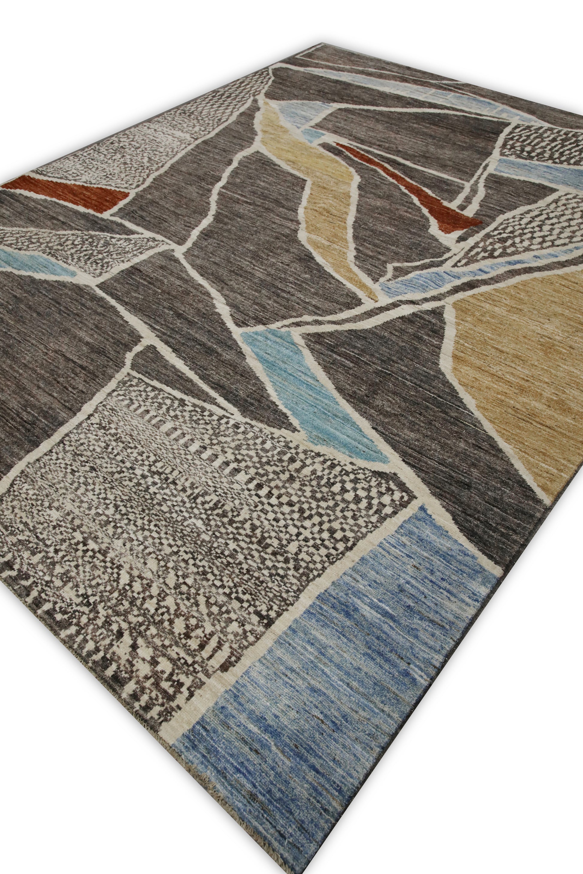 Turkish Tulu Rug Hand Knotted 8'11" x 11'8" #6001