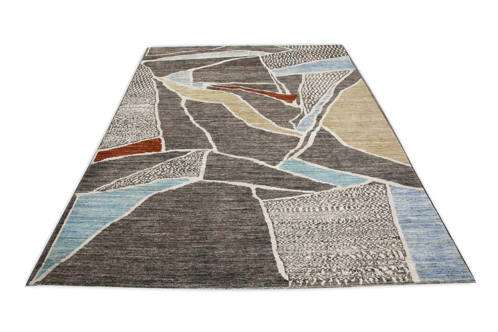 Turkish Tulu Rug Hand Knotted 8'11" x 11'8" #6001