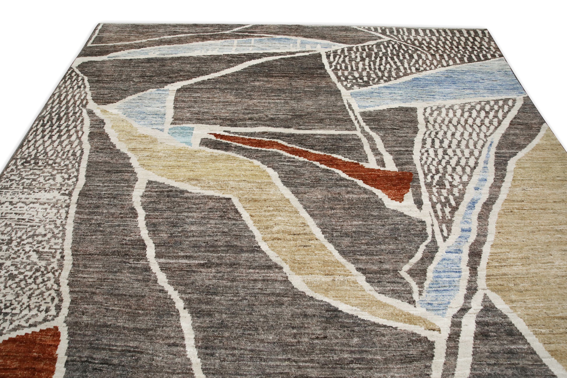 Turkish Tulu Rug Hand Knotted 8'11" x 11'8" #6001