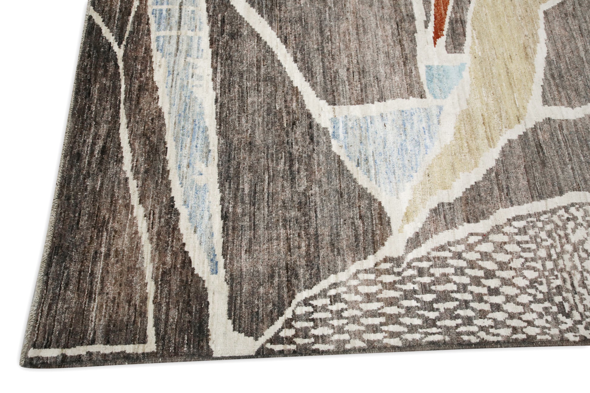 Turkish Tulu Rug Hand Knotted 8'11" x 11'8" #6001