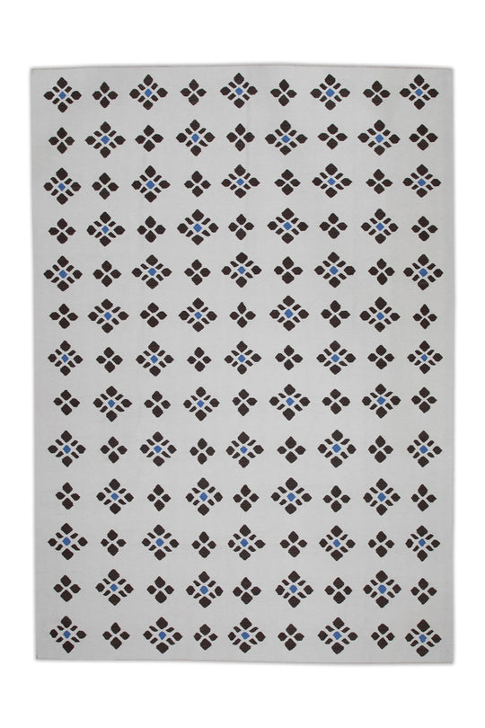 #8347 Oriental Flat Weave Turkish Kilim  9'3" x 12'6"