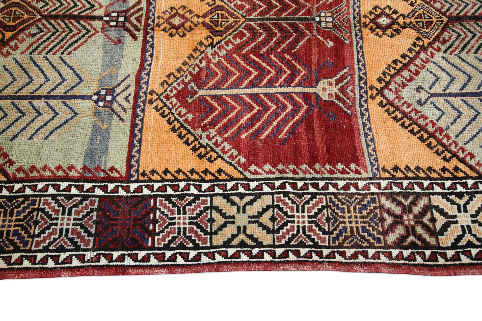 Turkish Vintage Anatolian Rug 5'7" x 13'5" #02