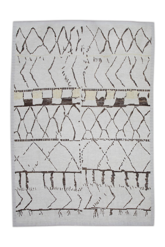 #8162 Hand Knotted Turkish Tulu Rug 9'3" x 13'