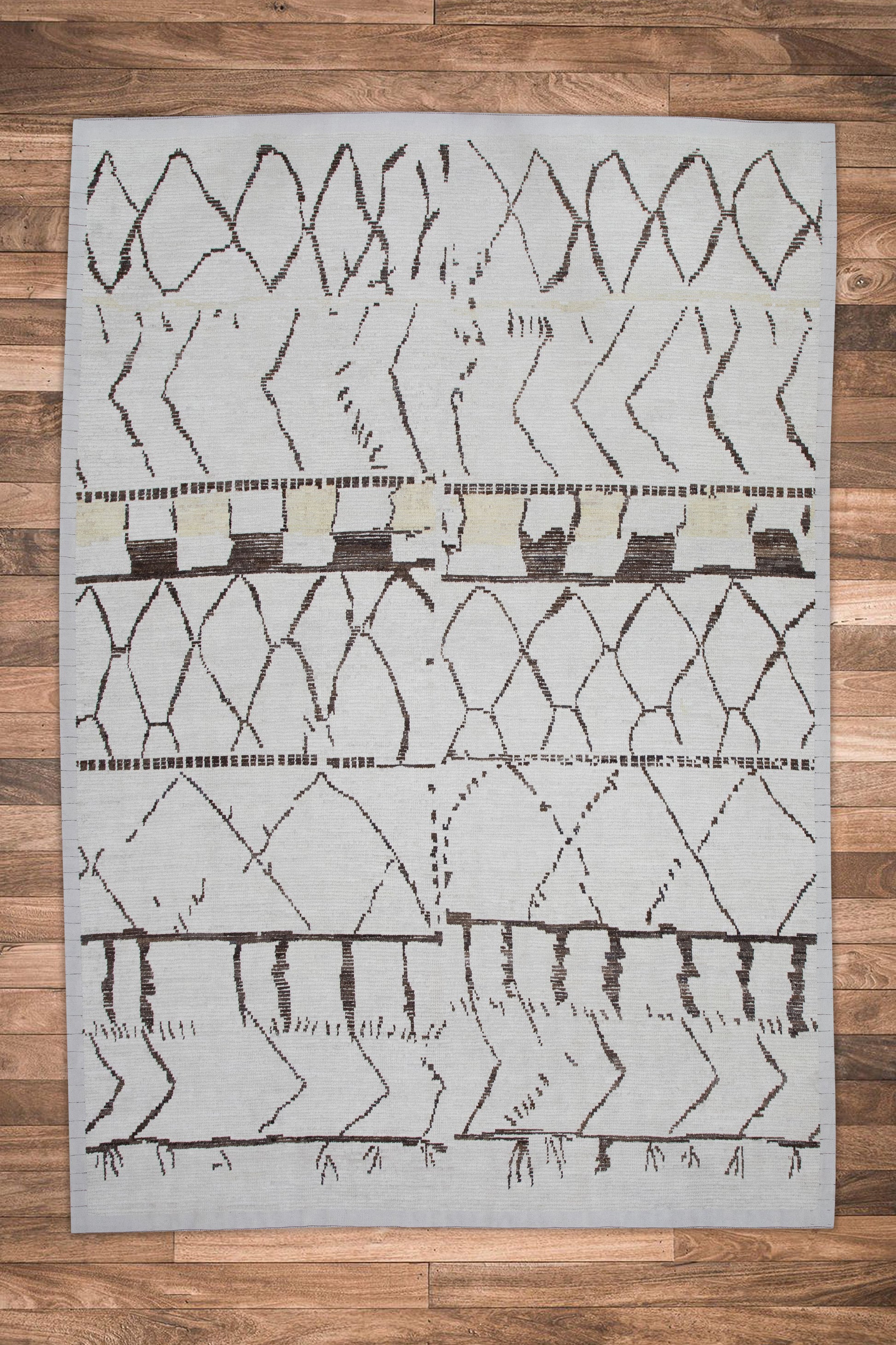 Turkish Tulu Rug Hand Knotted 9'3" x 13' #8162