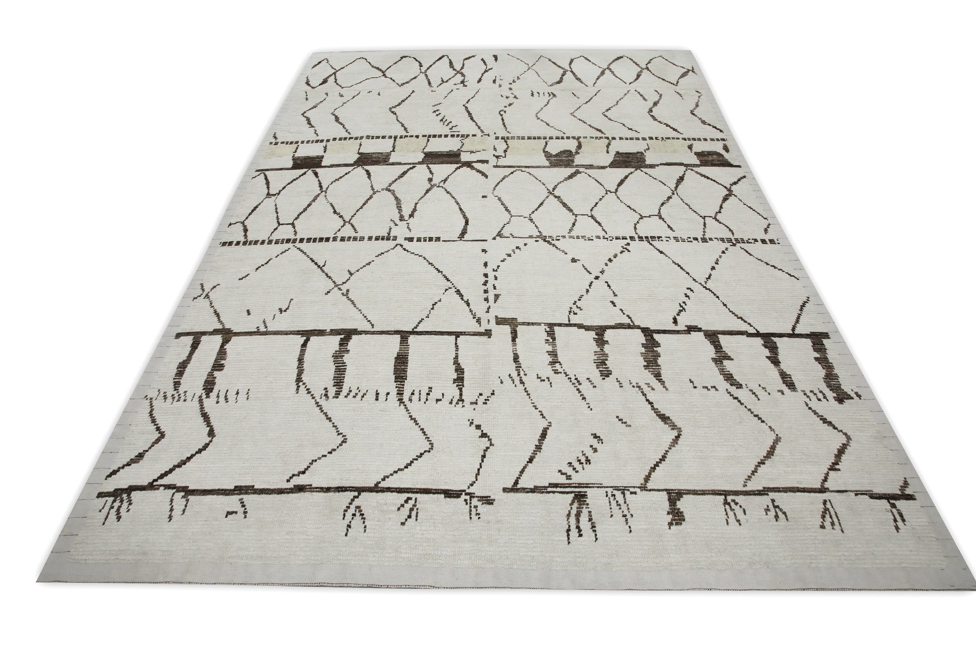 Turkish Tulu Rug Hand Knotted 9'3" x 13' #8162