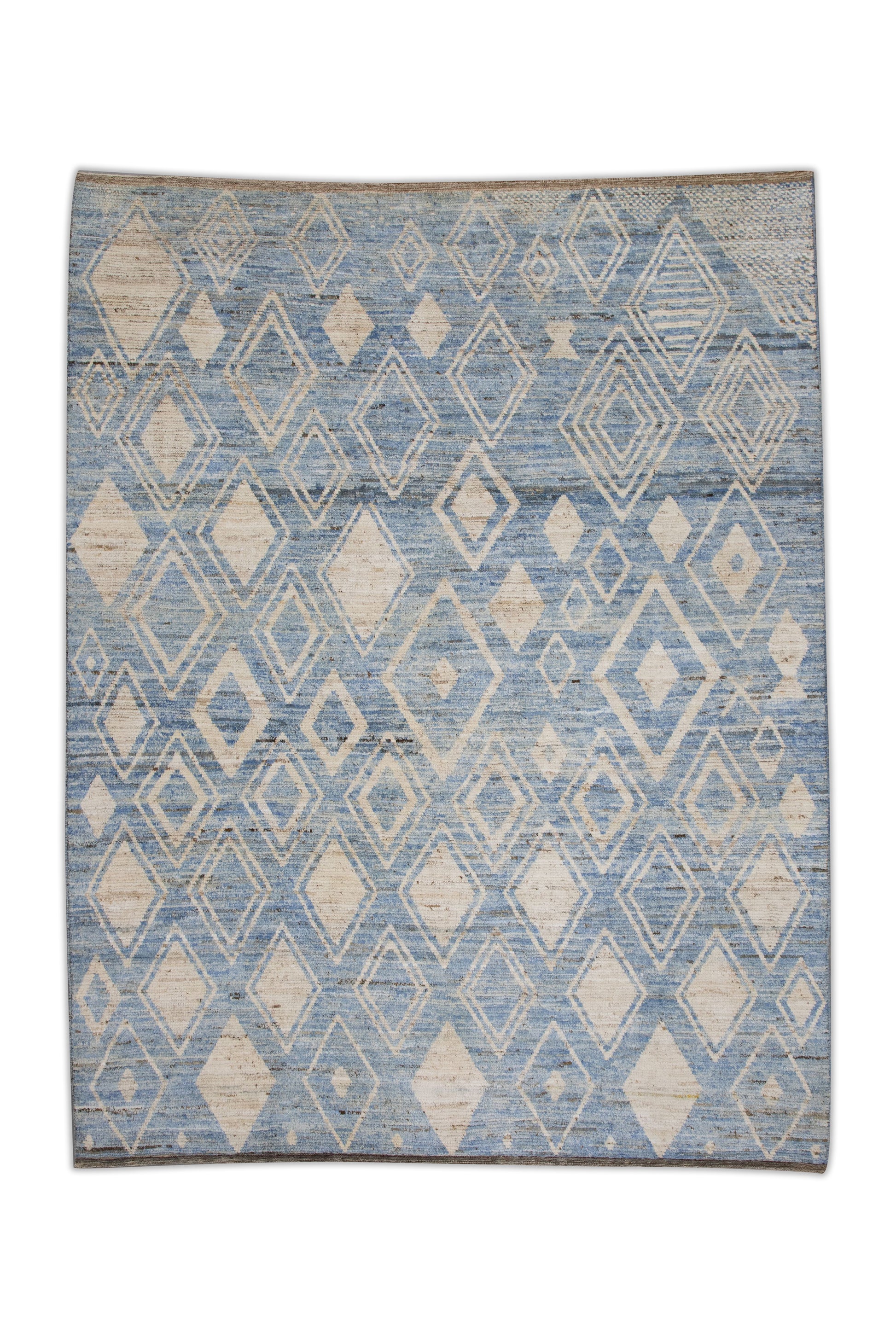Turkish Tulu Rug Hand Knotted 9'4" x 11'11" #6008