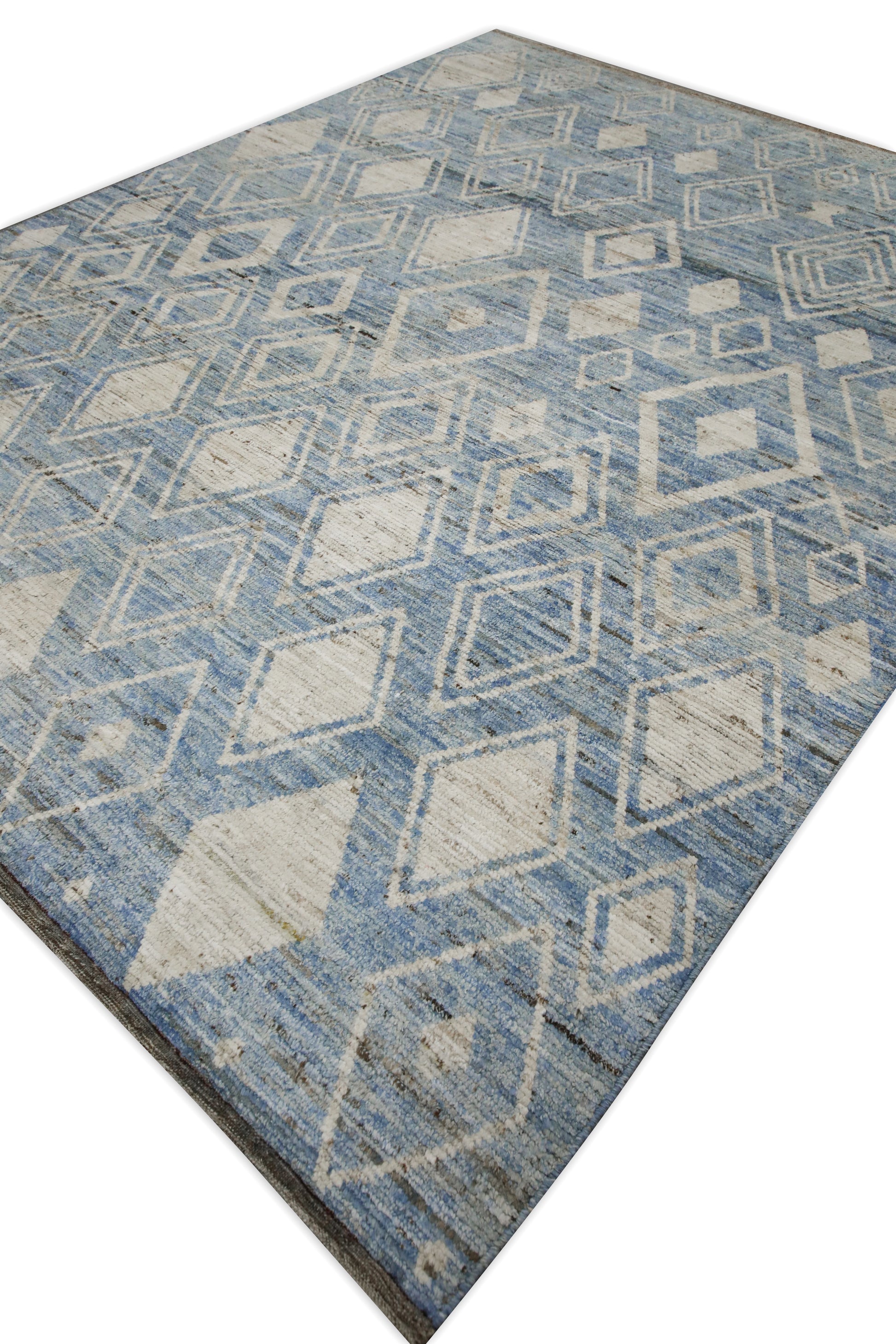 Turkish Tulu Rug Hand Knotted 9'4" x 11'11" #6008