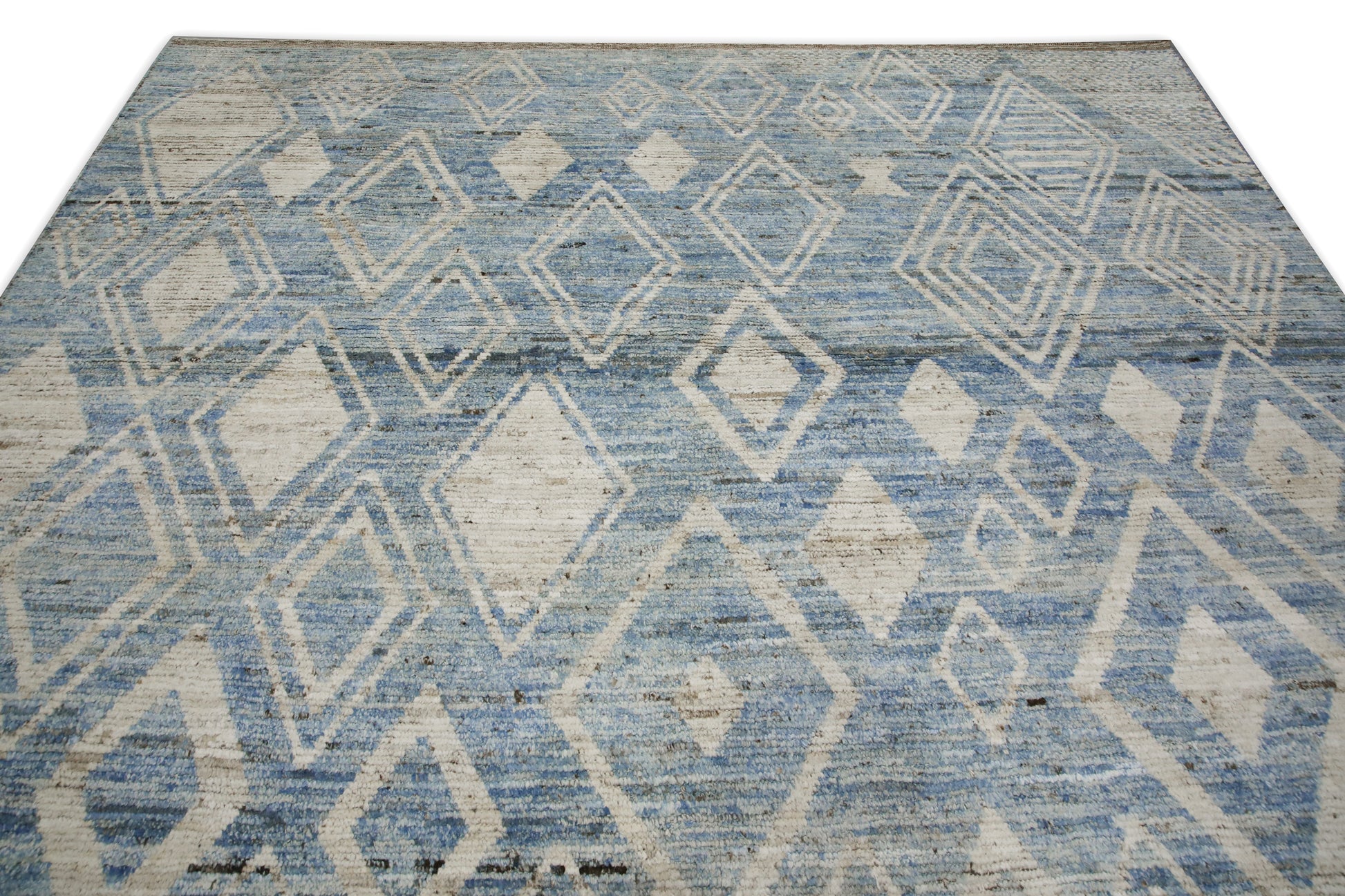 Turkish Tulu Rug Hand Knotted 9'4" x 11'11" #6008