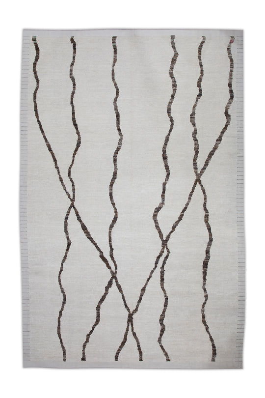 #8244 Hand Knotted Turkish Tulu Rug 9'10" x 14'4"