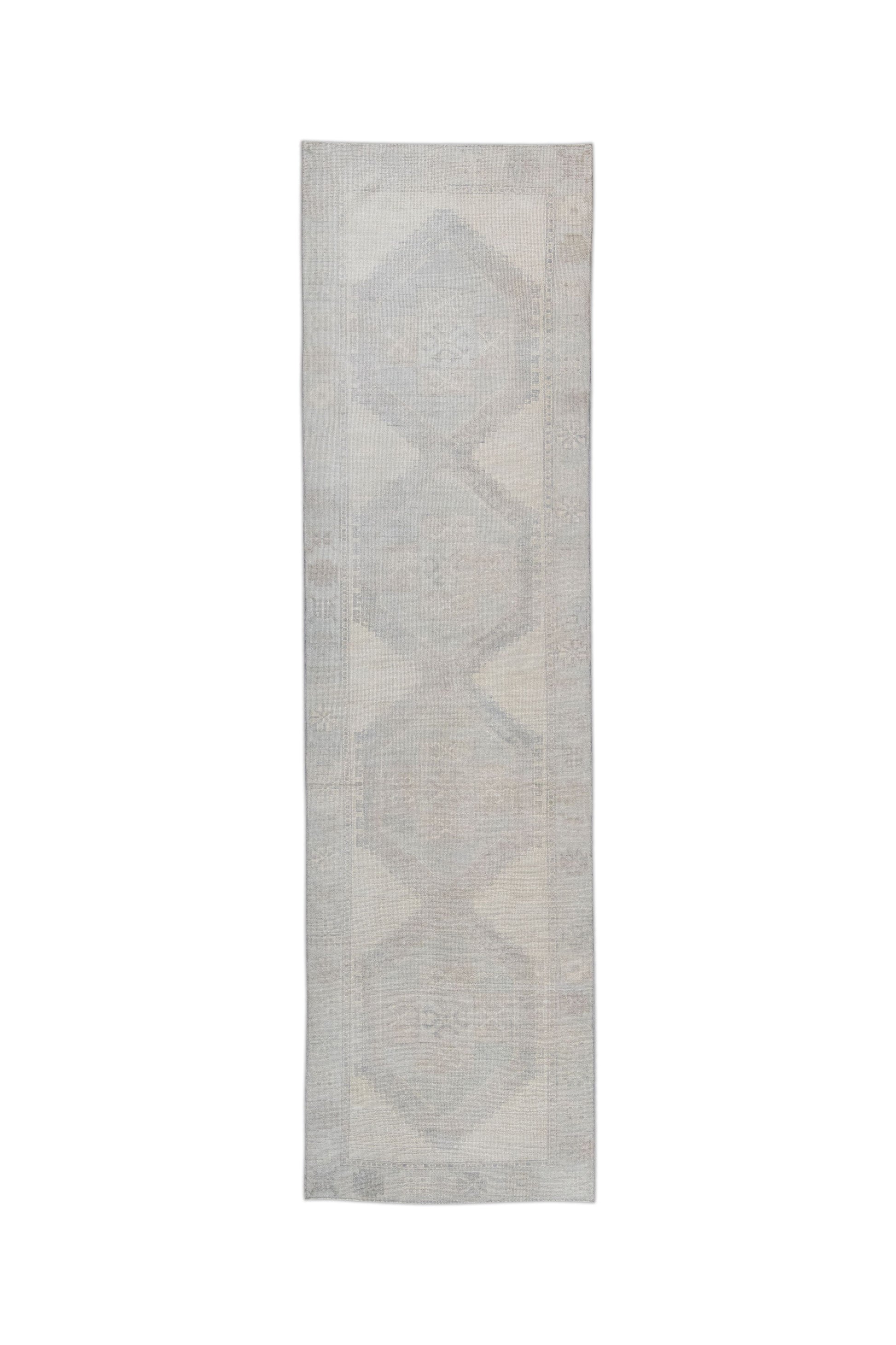 Turkish Oushak Rug 4' x 14'7" #11143
