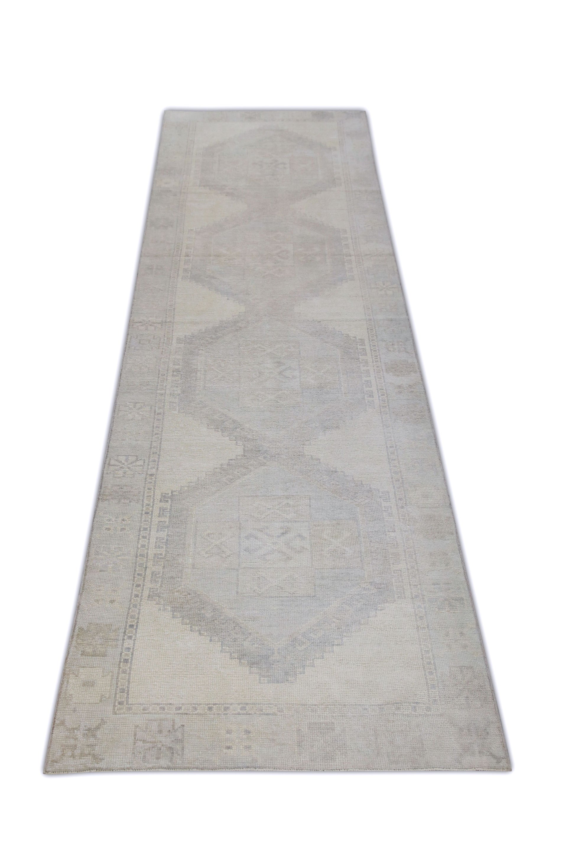 Turkish Oushak Rug 4' x 14'7" #11143