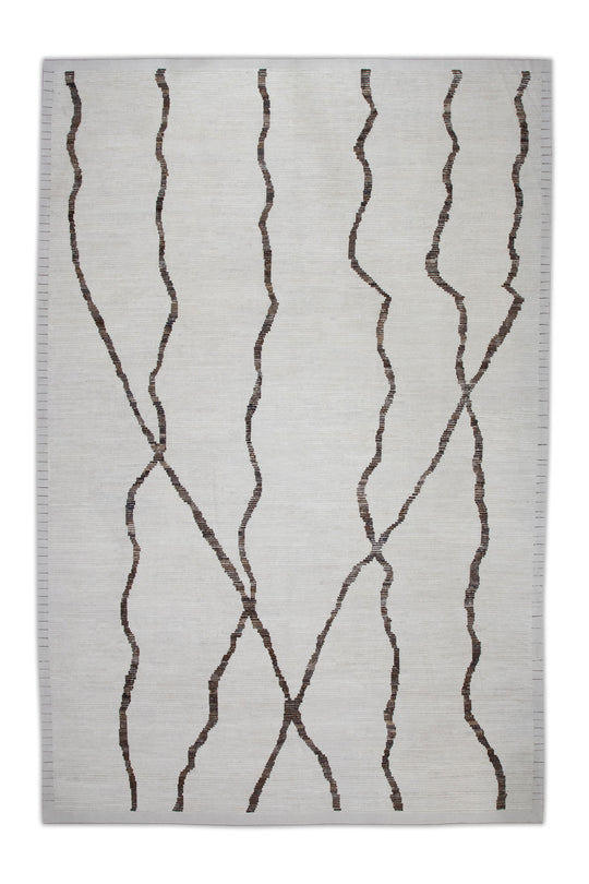 #8235 Hand Knotted Turkish Tulu Rug 9'10" x 14'1"