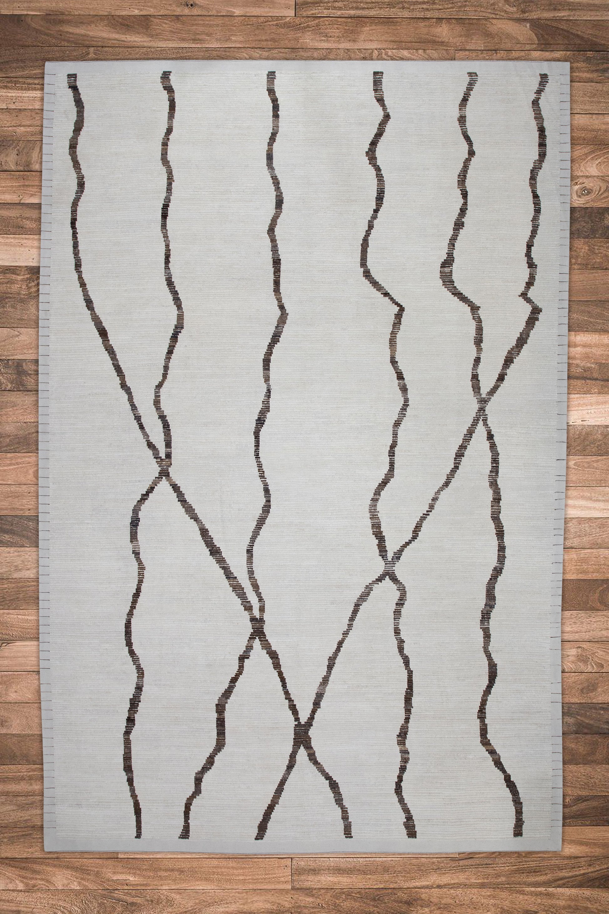 Turkish Tulu Rug Hand Knotted 9'10" x 14'1" #8235