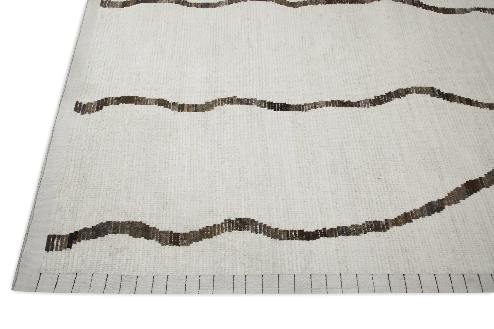 Turkish Tulu Rug Hand Knotted 9'10" x 14'1" #8235