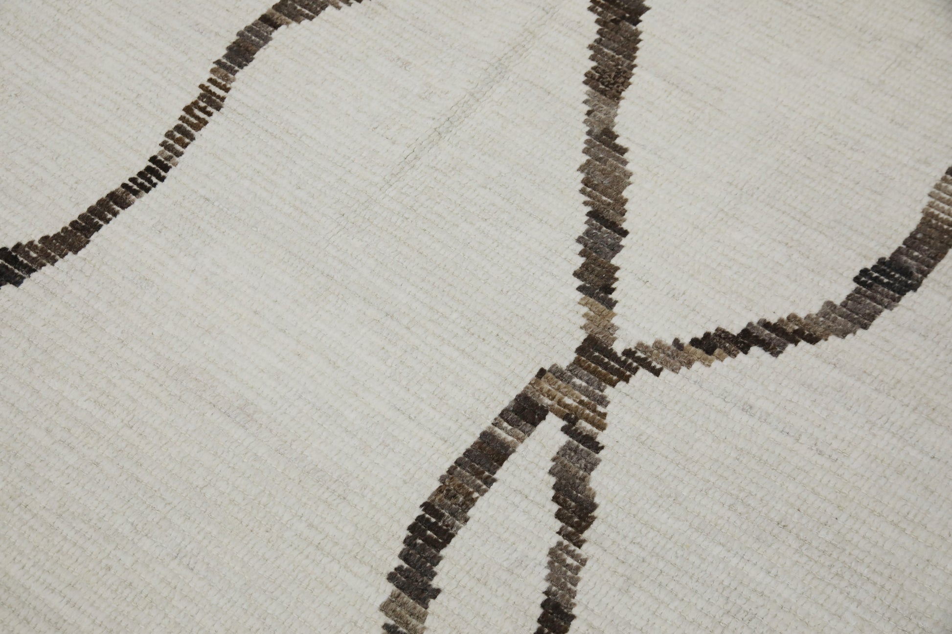 Turkish Tulu Rug Hand Knotted 9'10" x 14'1" #8235