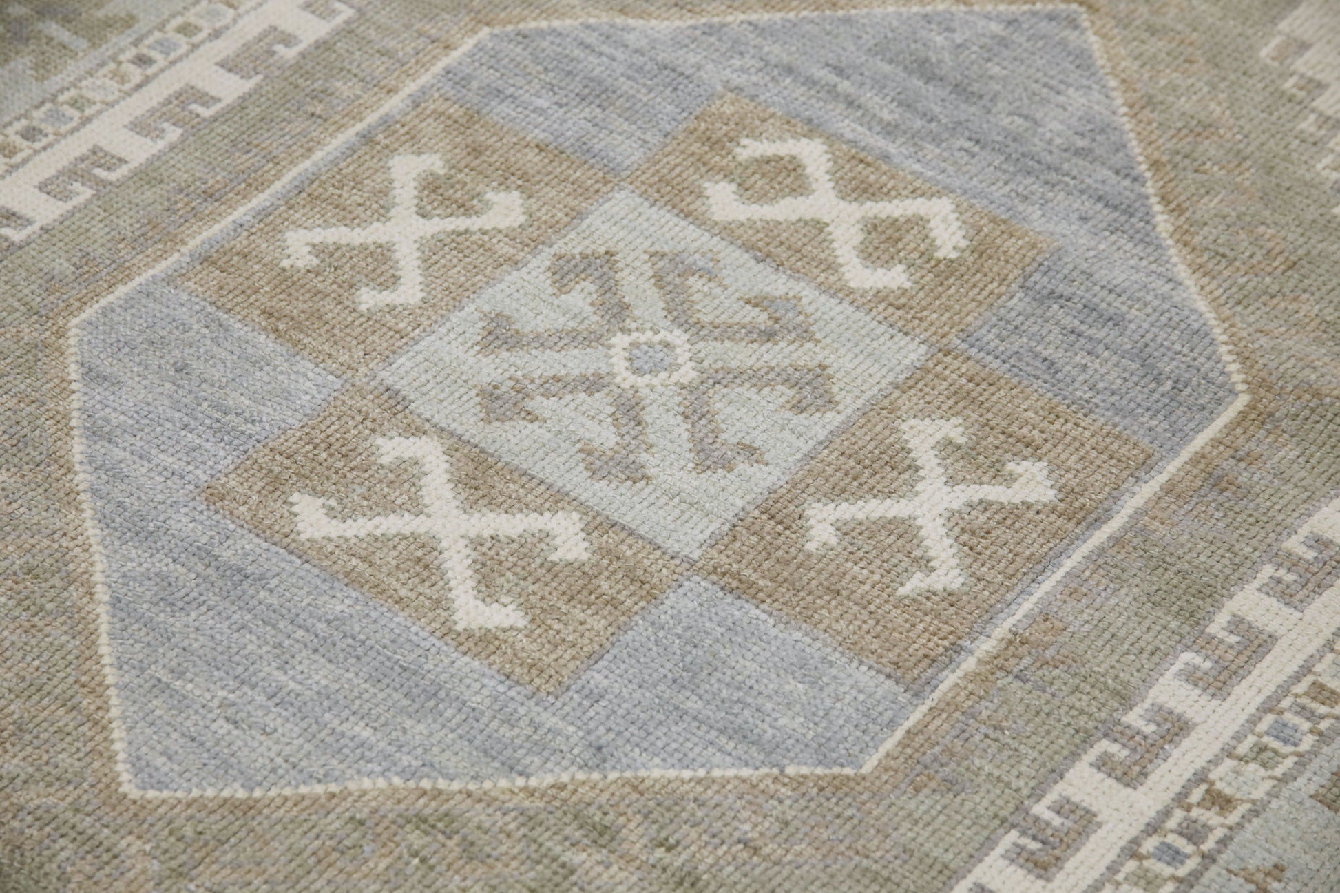Turkish Oushak Rug 3'8" x 11'2" #10884