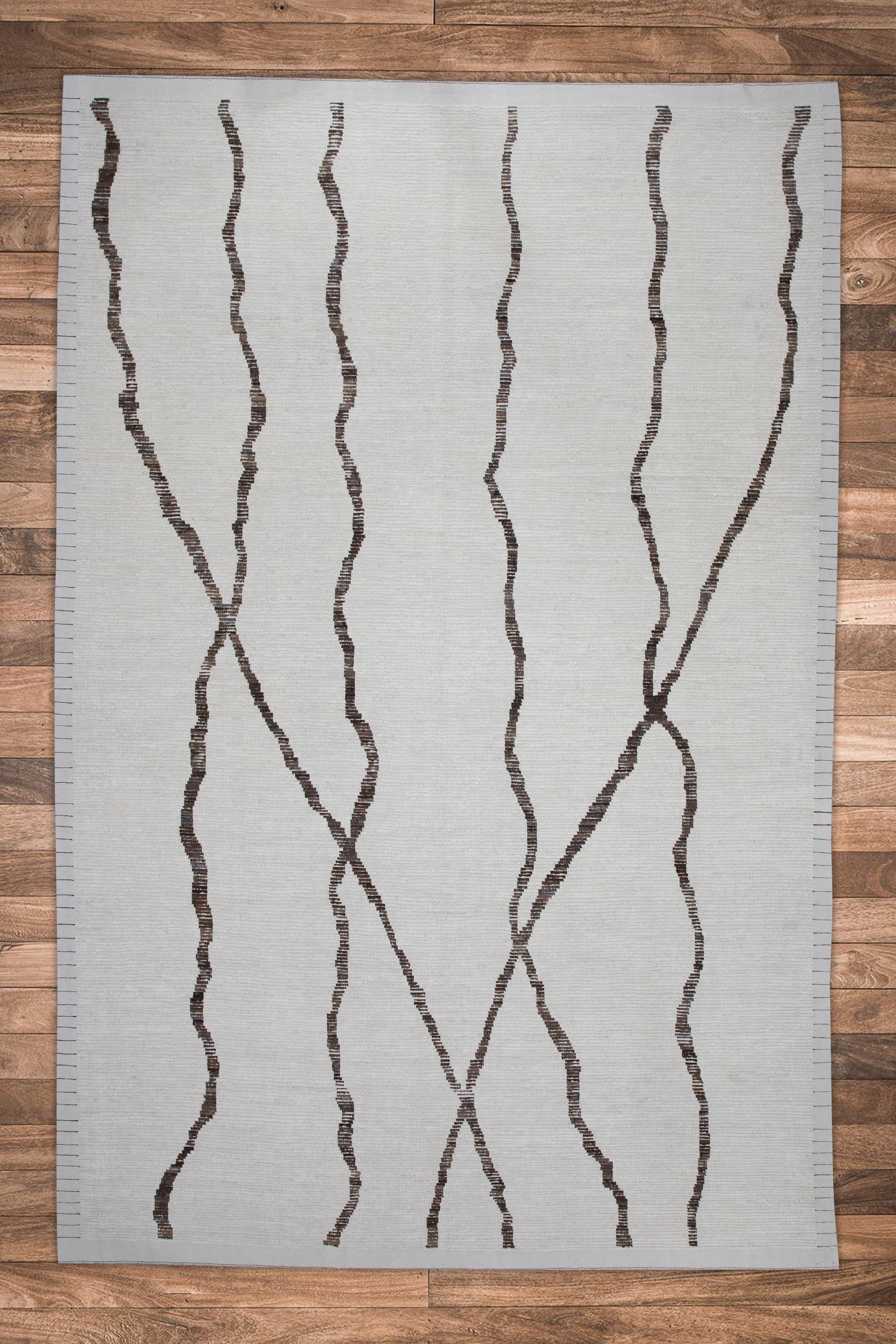 Turkish Tulu Rug Hand Knotted 9'6" x 14'1" #8161