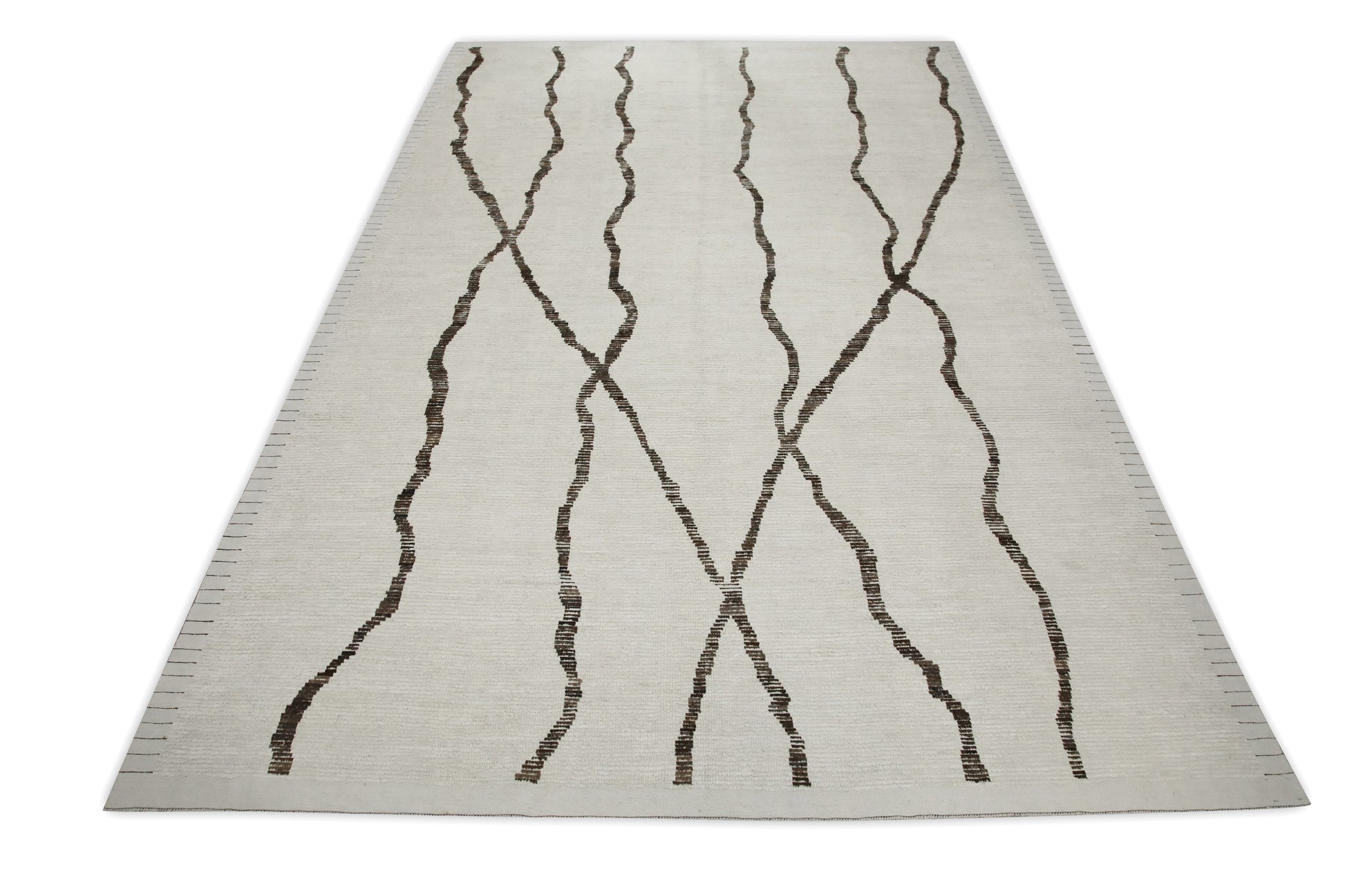 Turkish Tulu Rug Hand Knotted 9'6" x 14'1" #8161