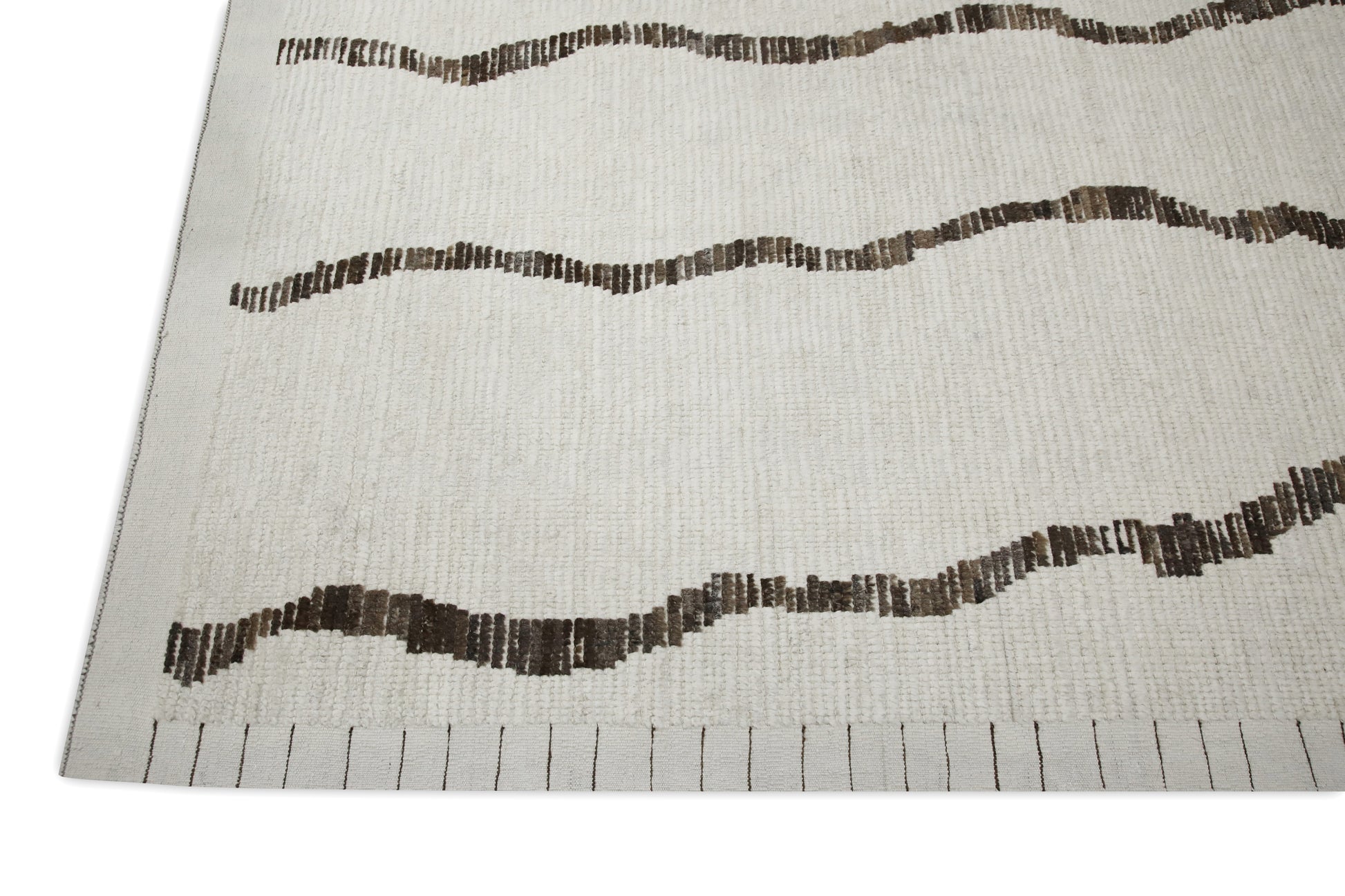 Turkish Tulu Rug Hand Knotted 9'6" x 14'1" #8161
