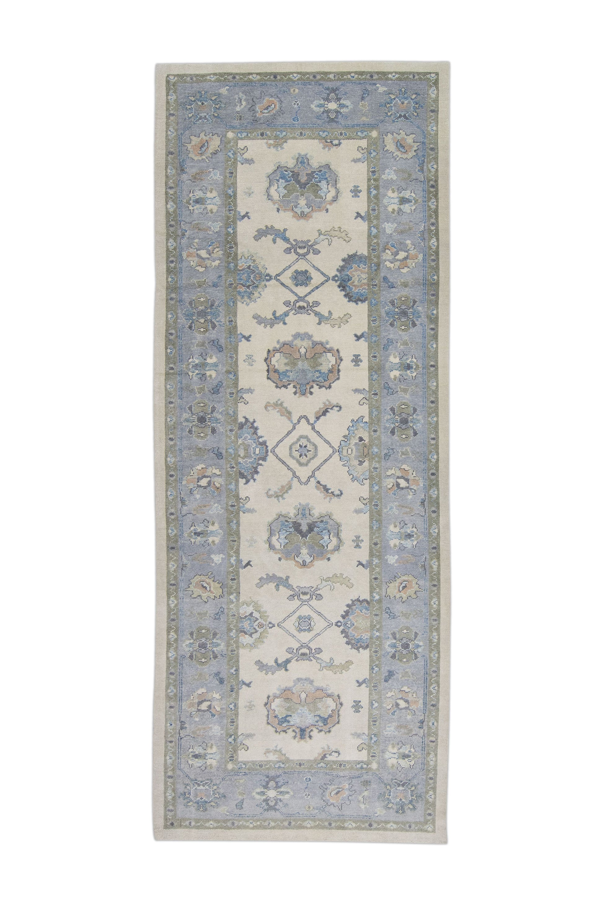 Turkish Oushak Rug 5'2" x 13'1" #10959