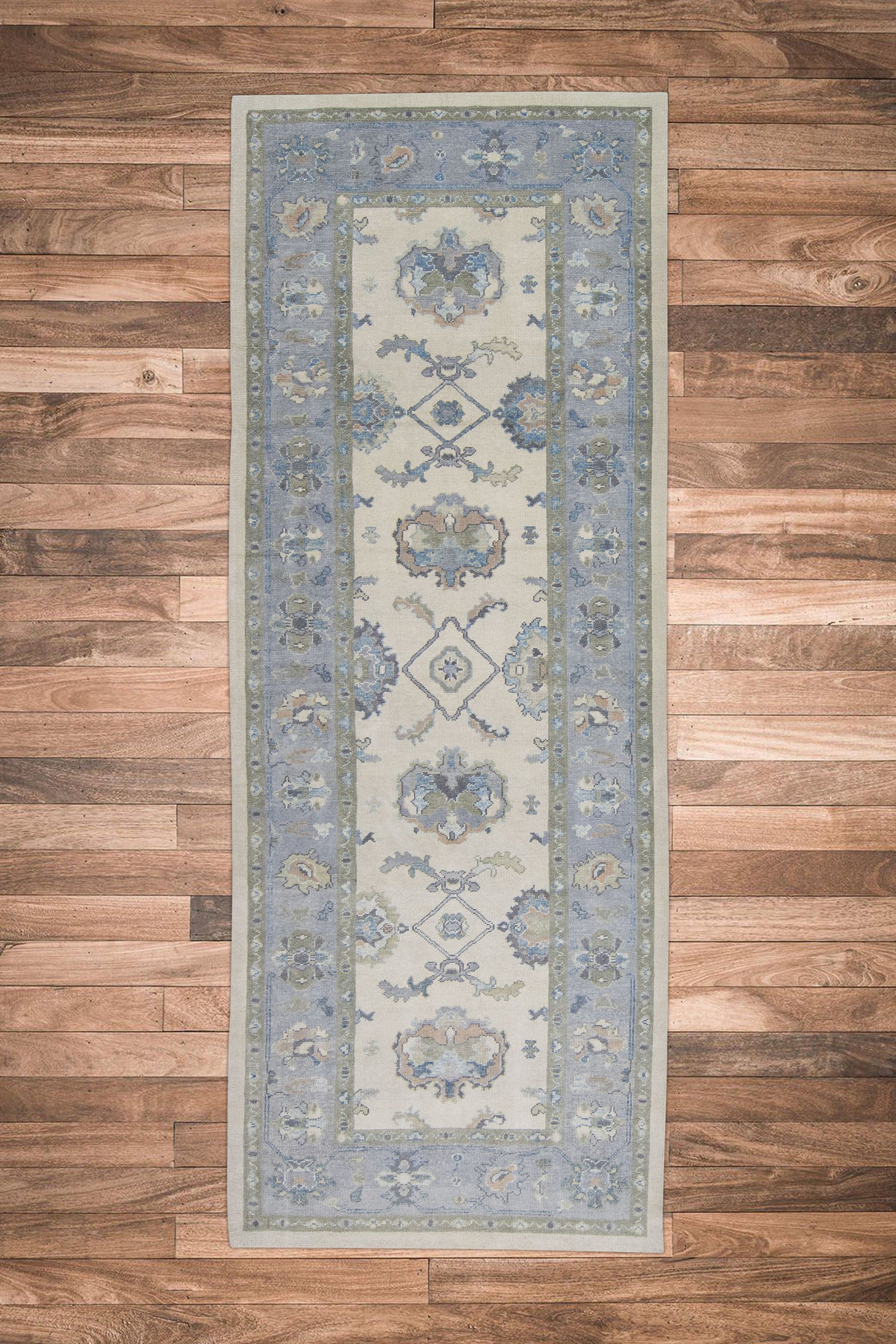 Turkish Oushak Rug 5'2" x 13'1" #10959