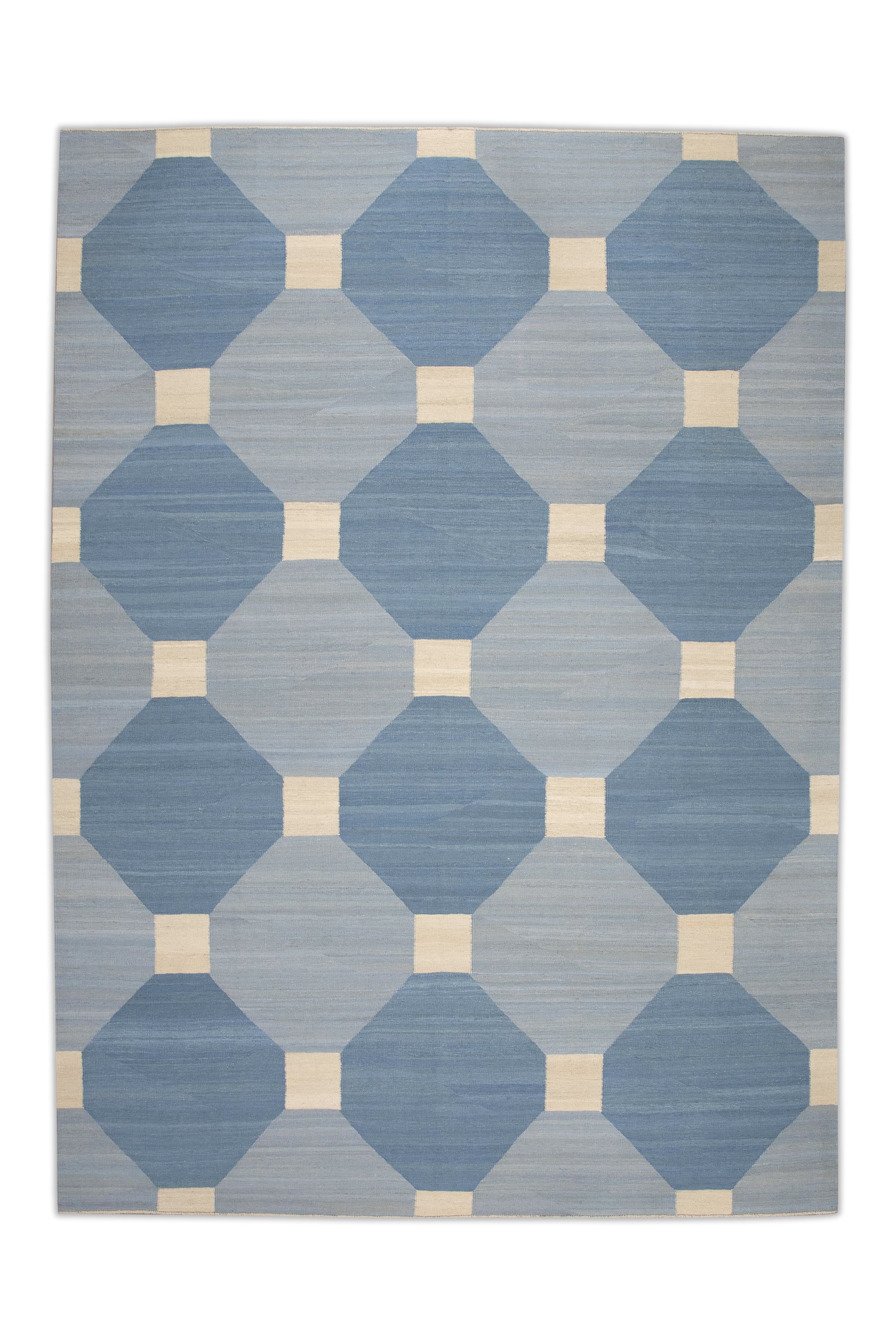 Oriental Flatweave Turkish Kilim  9'8" x 12'4" #7673
