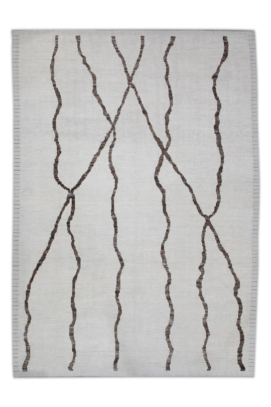 #8190 Hand Knotted Turkish Tulu Rug 9'7" x 13'8"