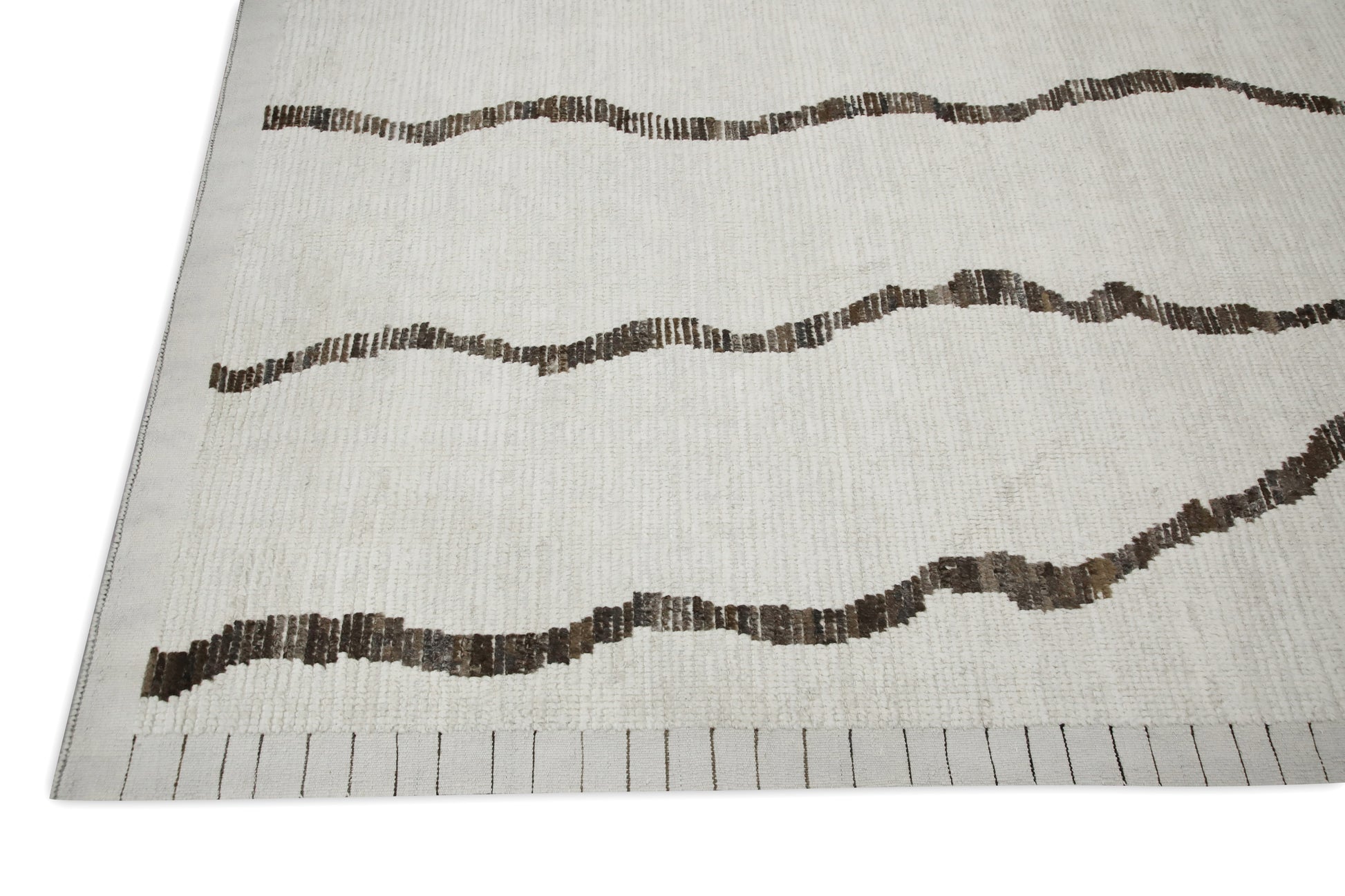 Turkish Tulu Rug Hand Knotted 9'7" x 13'8" #8190
