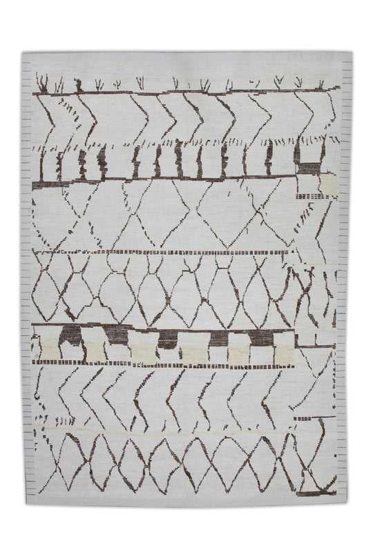 #8234 Hand Knotted Turkish Tulu Rug 9'3" x 12'10"