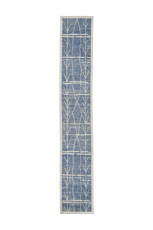 #10832 Hand Knotted Turkish Tulu Rug  2'11" x 17'