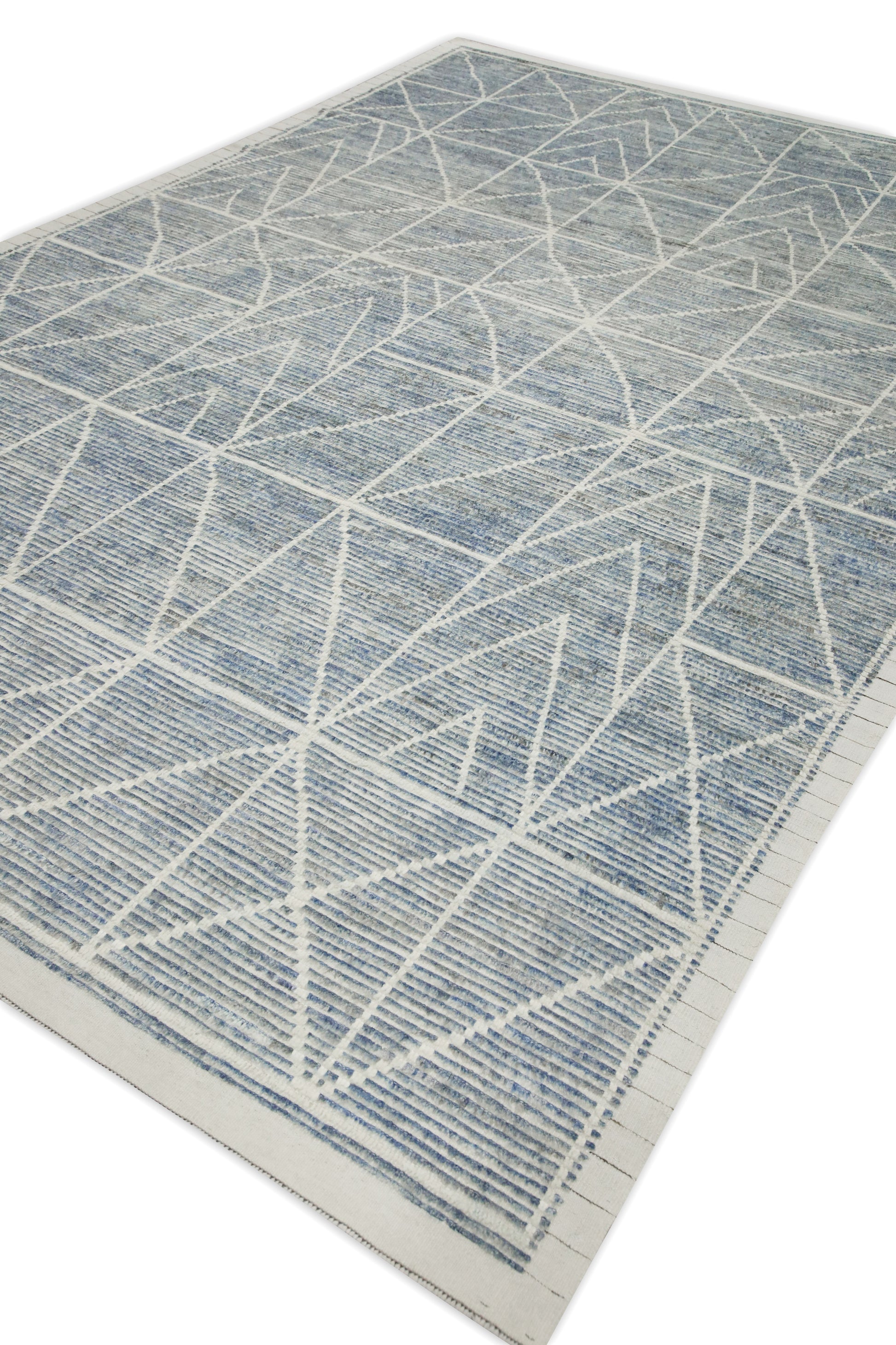 Turkish Tulu Rug Hand Knotted 8'9" x 12'8" #8232