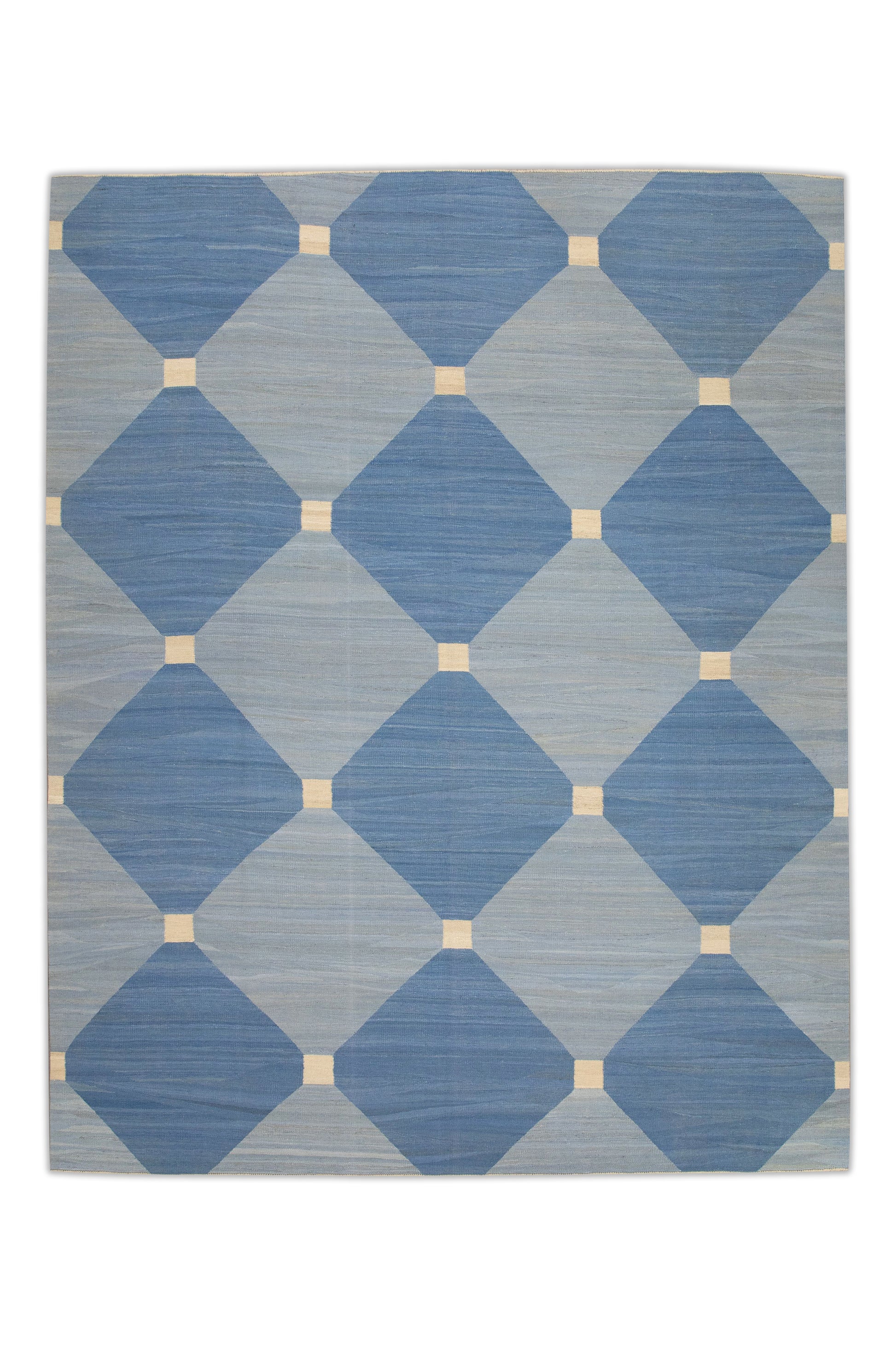 Oriental Flatweave Turkish Kilim  9'1" x 11'4" #7672