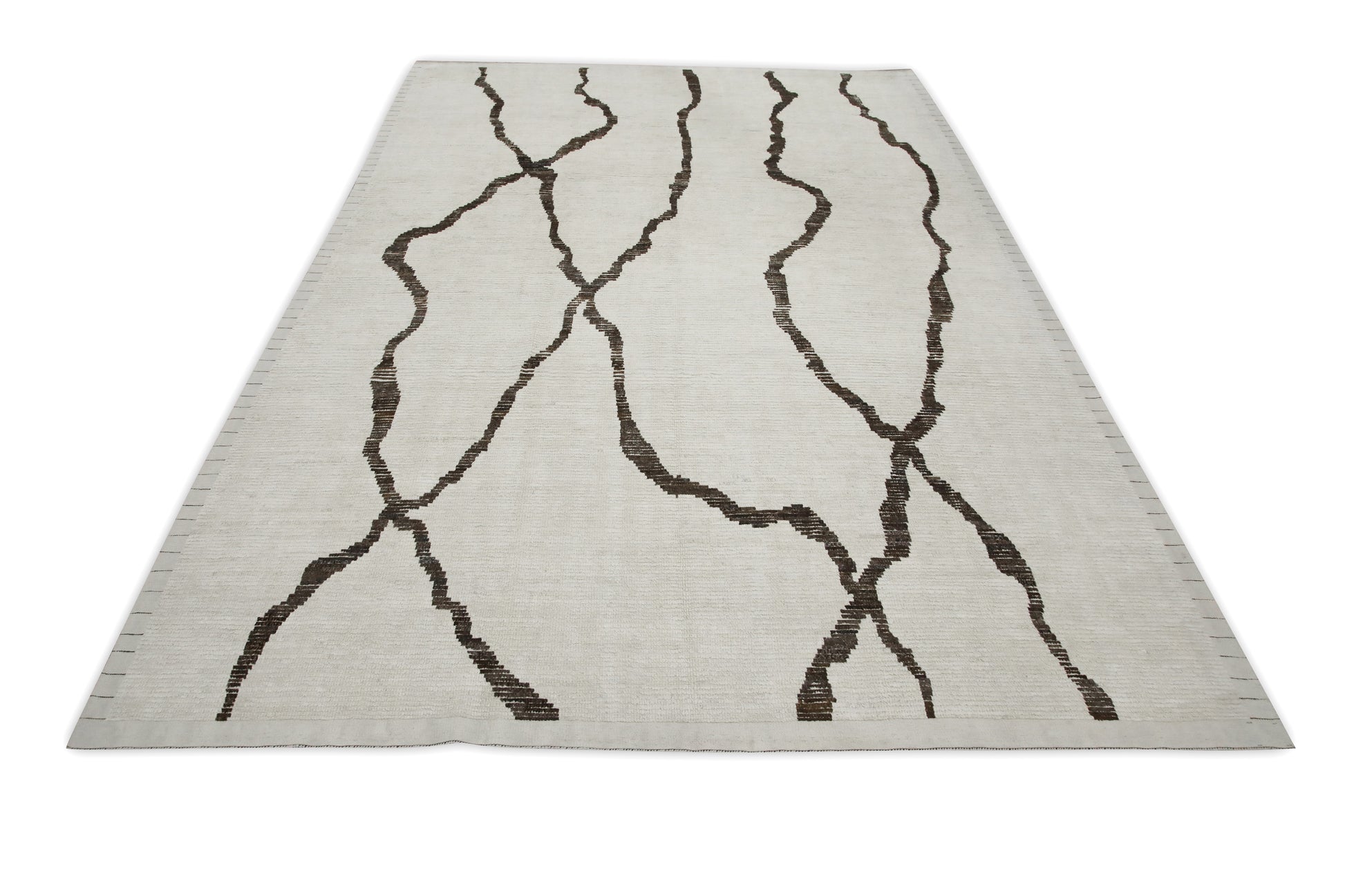 Turkish Tulu Rug Hand Knotted 8'9" x 12'5" #8224