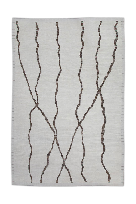 #8202 Hand Knotted Turkish Tulu Rug 8'9" x 12'9"