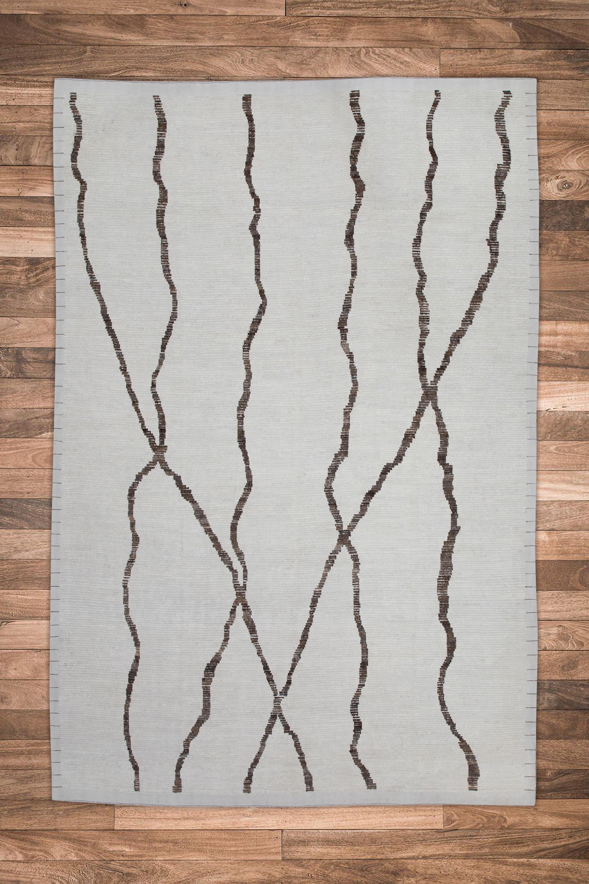 Turkish Tulu Rug Hand Knotted 8'9" x 12'9" #8202