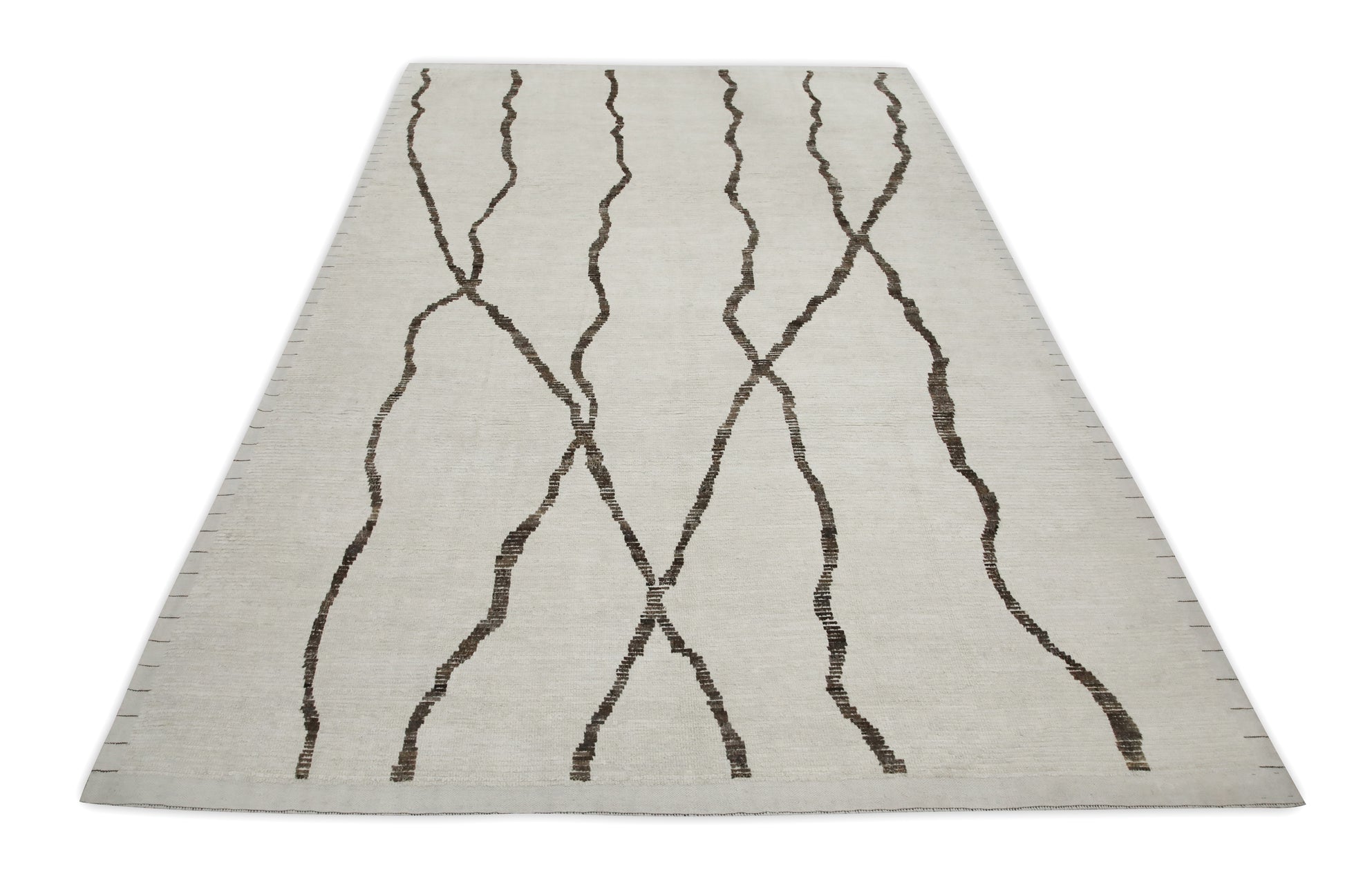 Turkish Tulu Rug Hand Knotted 8'9" x 12'9" #8202