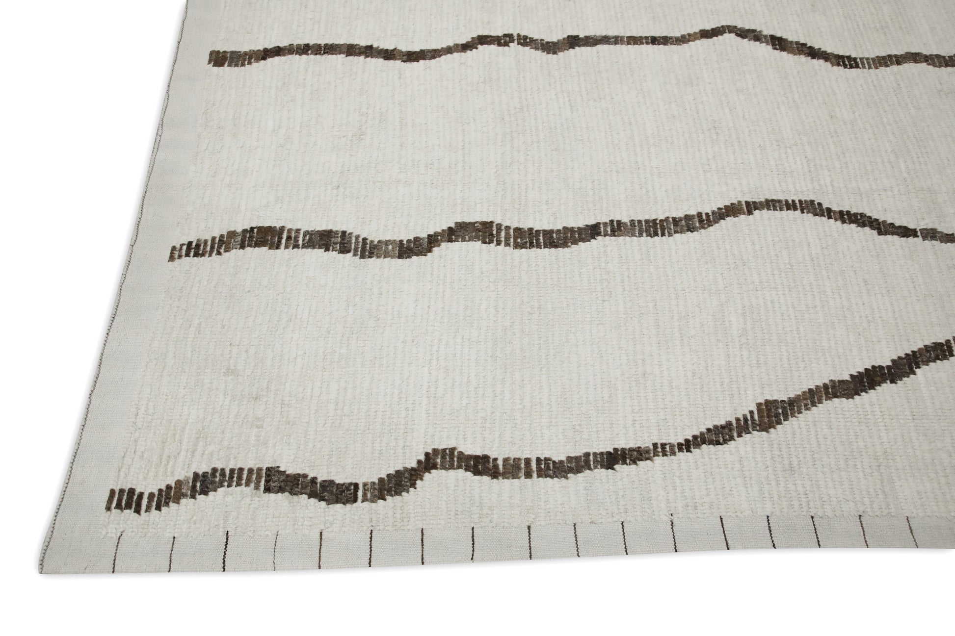 Turkish Tulu Rug Hand Knotted 8'9" x 12'9" #8202