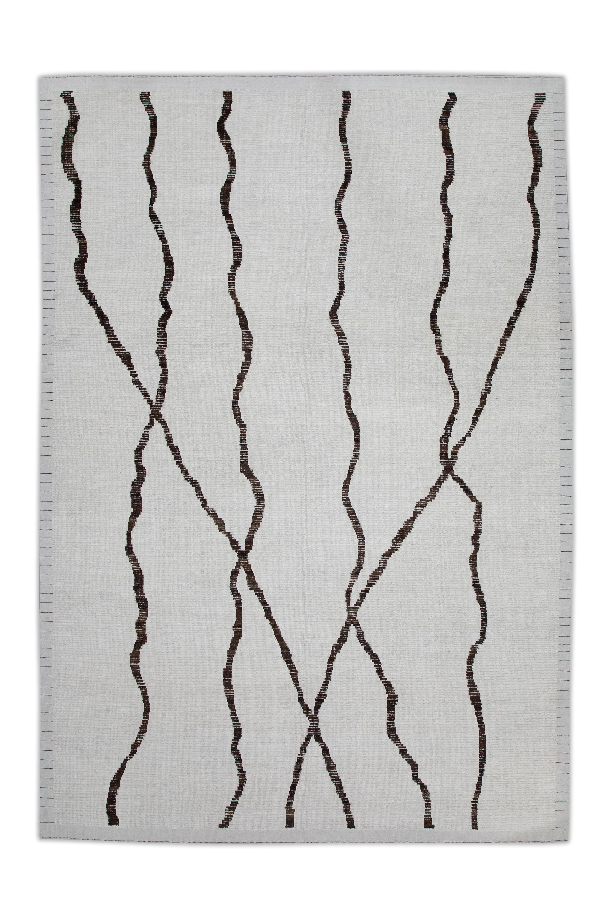 Turkish Tulu Rug Hand Knotted 9'2" x 12'9" #8157