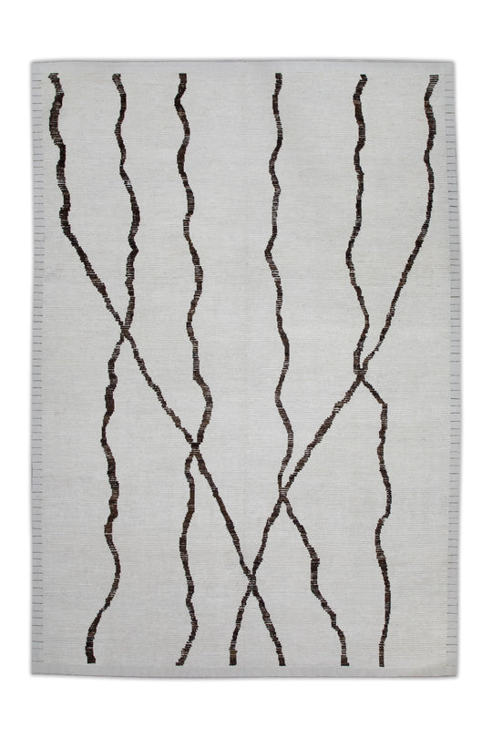 #8157 Hand Knotted Turkish Tulu Rug 9'2" x 12'9"