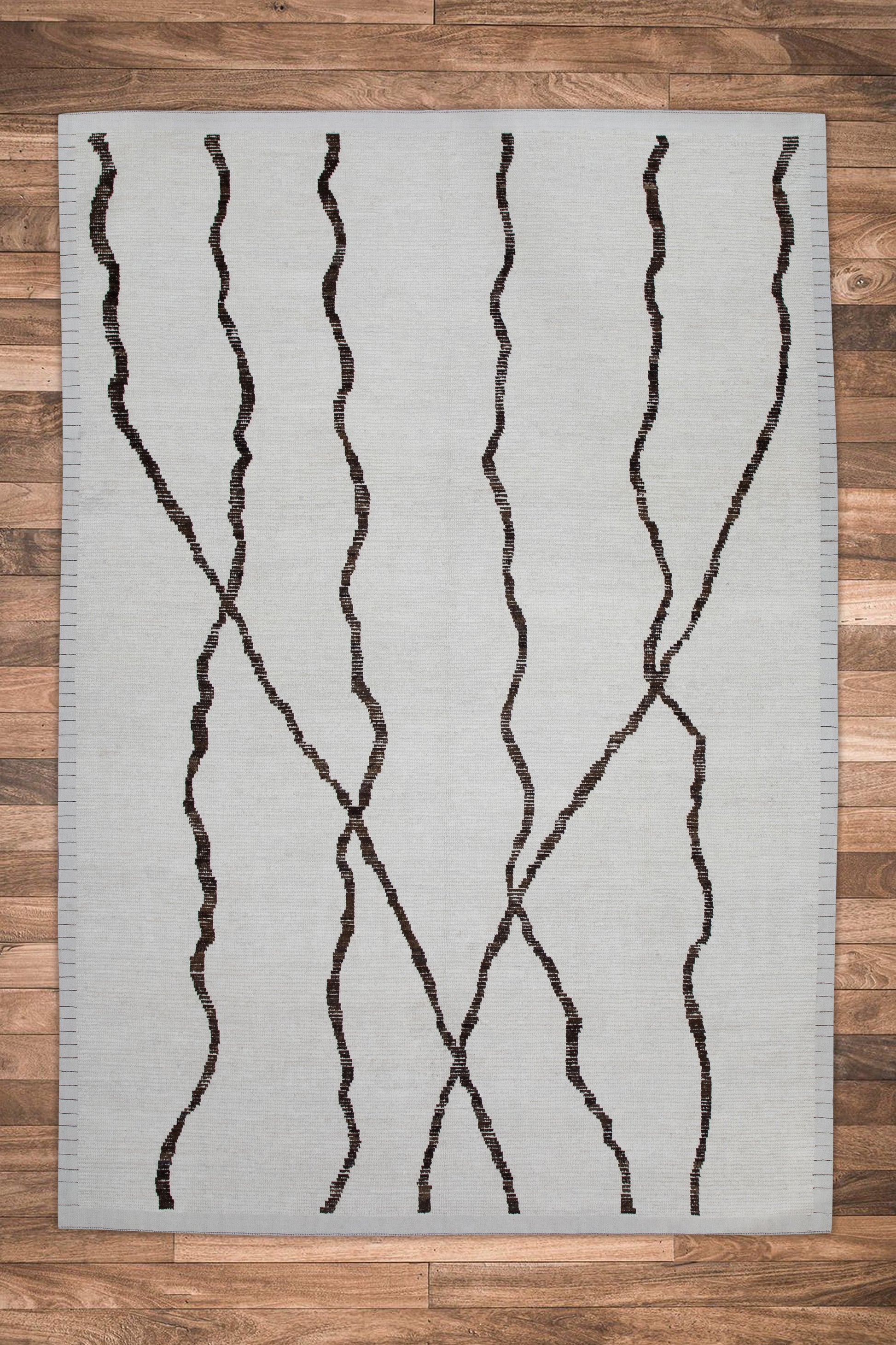 Turkish Tulu Rug Hand Knotted 9'2" x 12'9" #8157