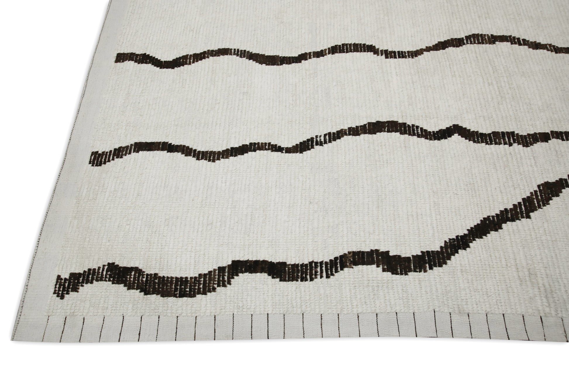 Turkish Tulu Rug Hand Knotted 9'2" x 12'9" #8157