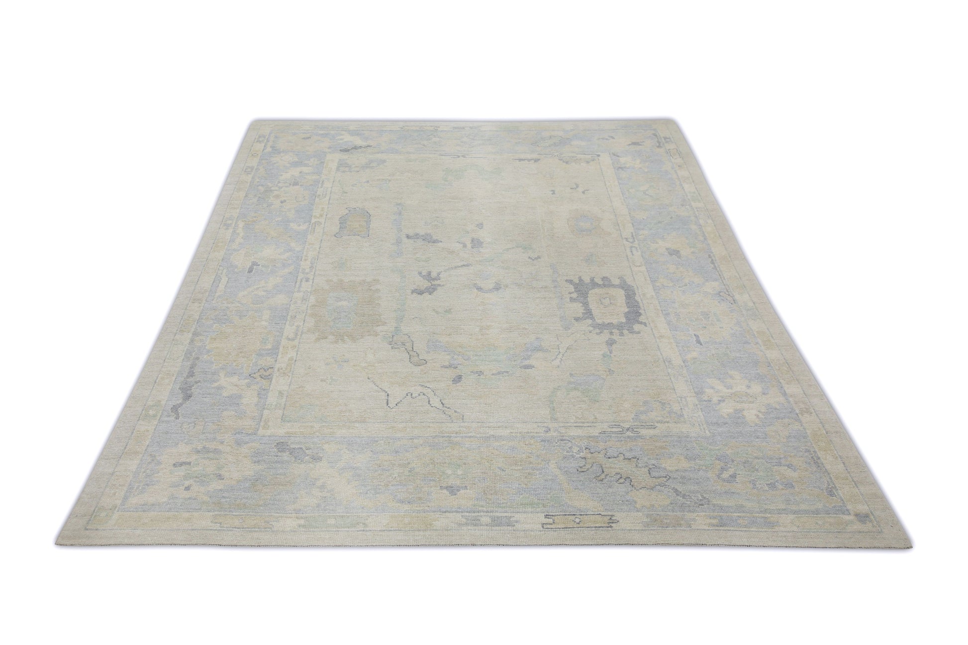 Turkish Oushak Rug 8'4" x 9'11" #10905
