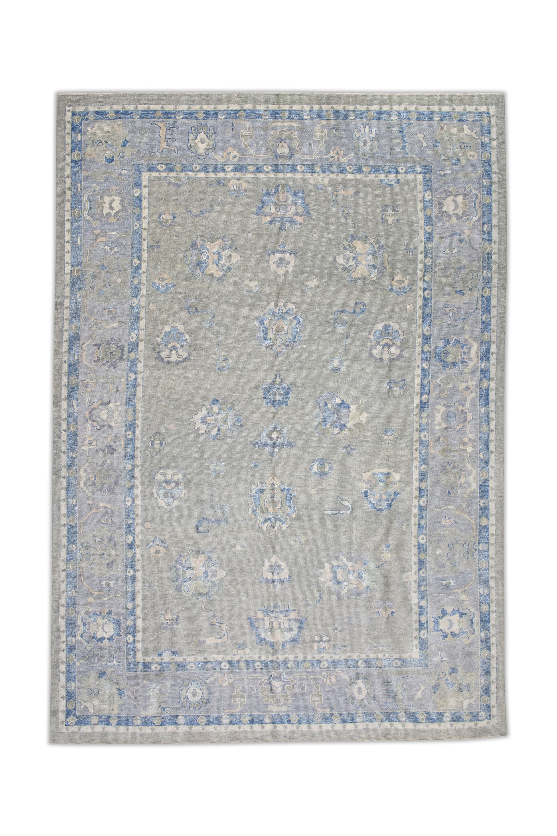 Turkish Oushak Rug 9'4" x 11'8" #7555