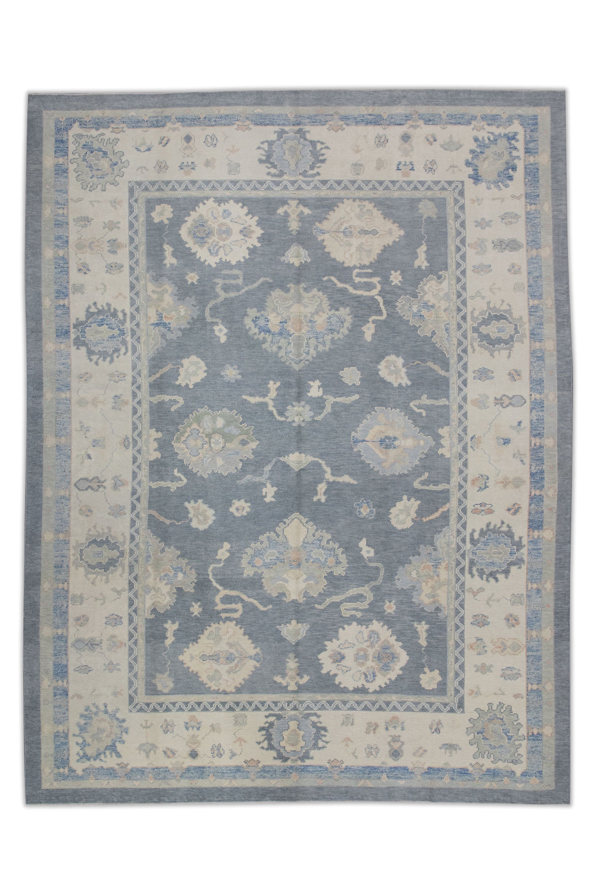 Turkish Oushak Rug 9'1" x 11'9" #7512