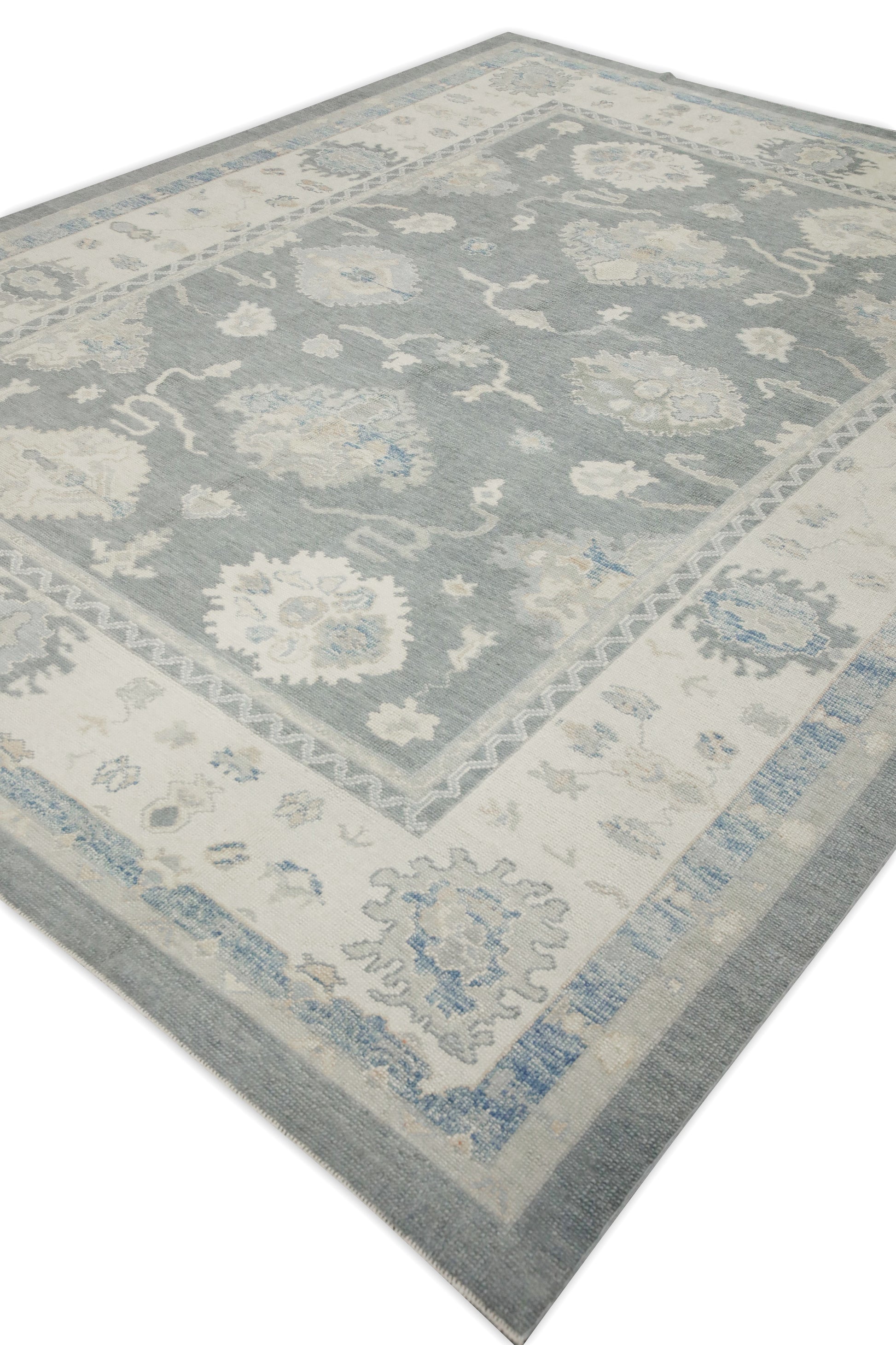 Turkish Oushak Rug 9'1" x 11'9" #7512