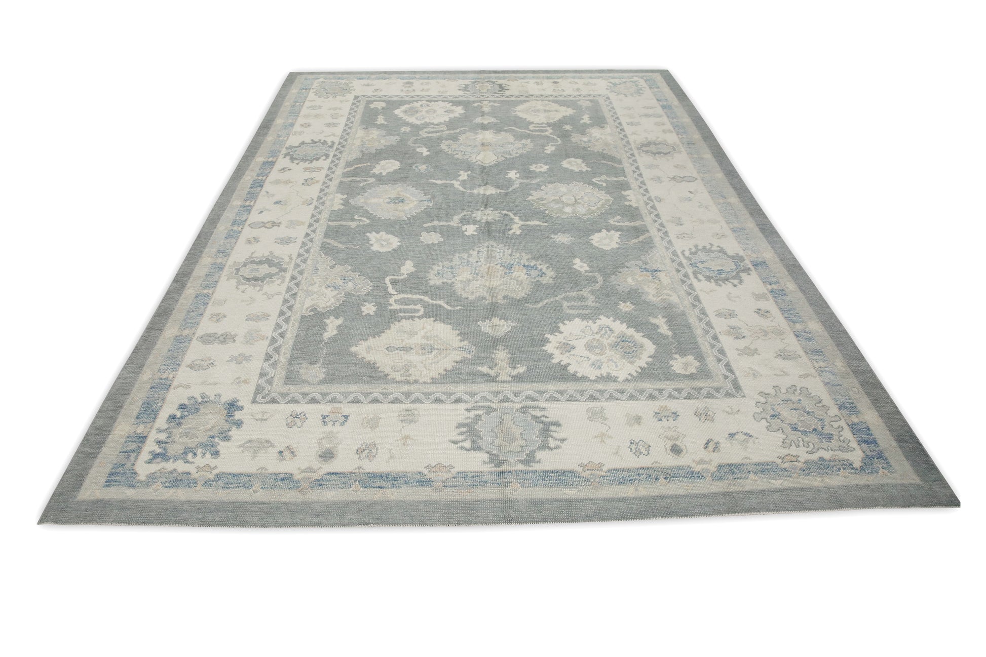 Turkish Oushak Rug 9'1" x 11'9" #7512