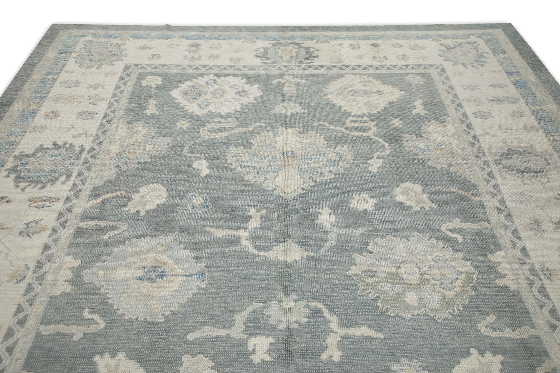 Turkish Oushak Rug 9'1" x 11'9" #7512