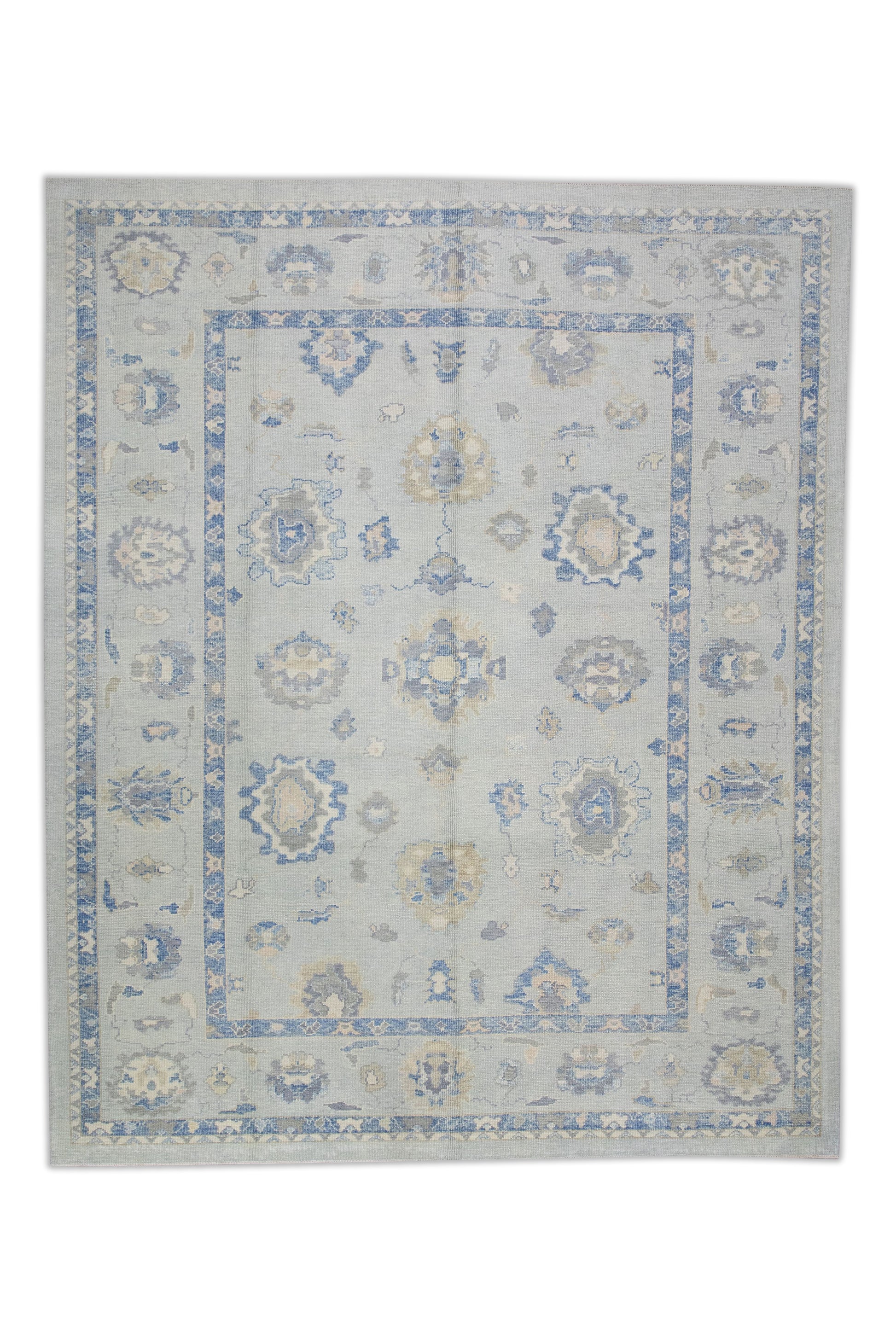 Turkish Oushak Rug 9'4" x 11'5" #8036