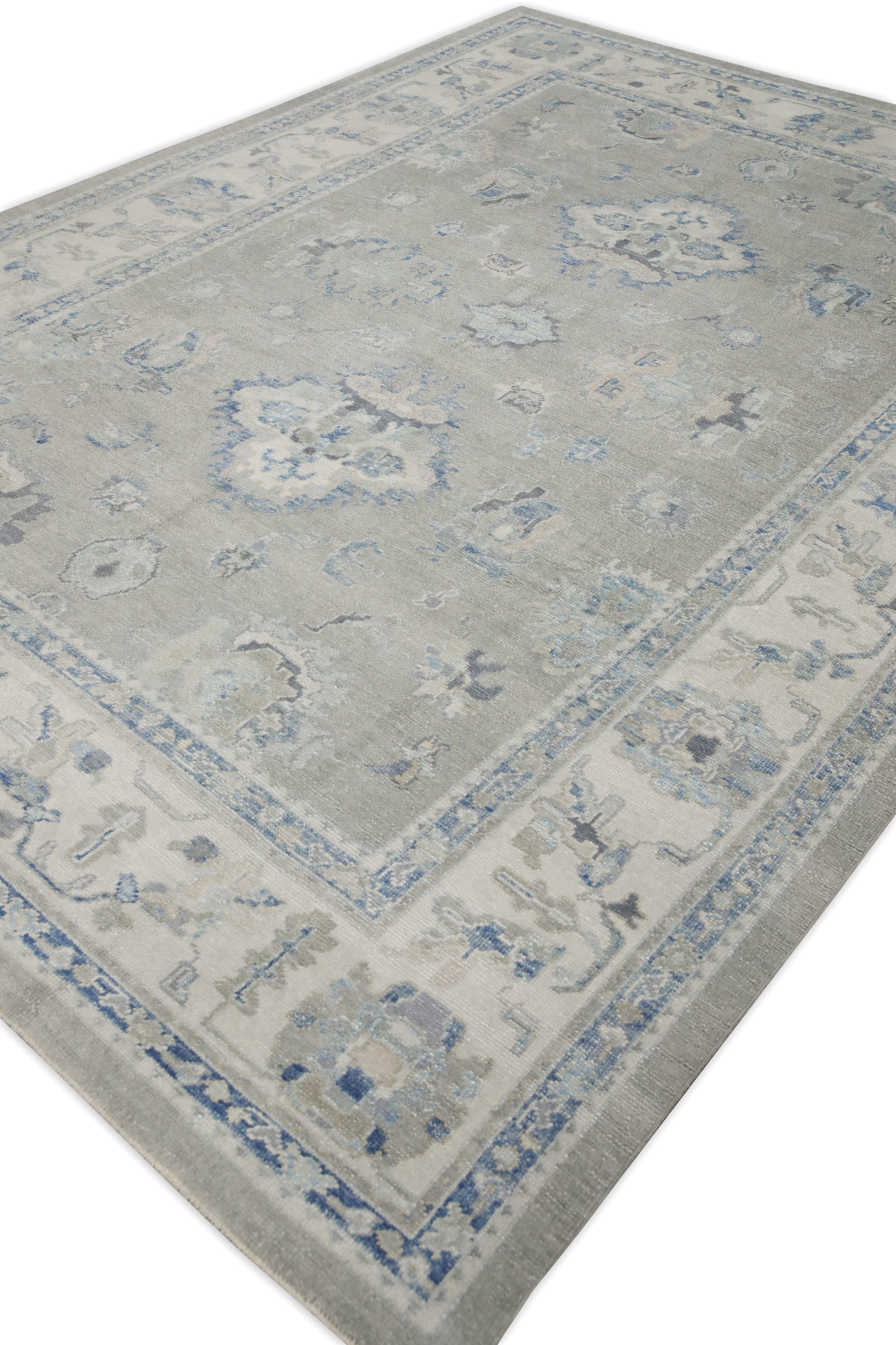 Turkish Oushak Rug 8'8" x 11'9" #7892